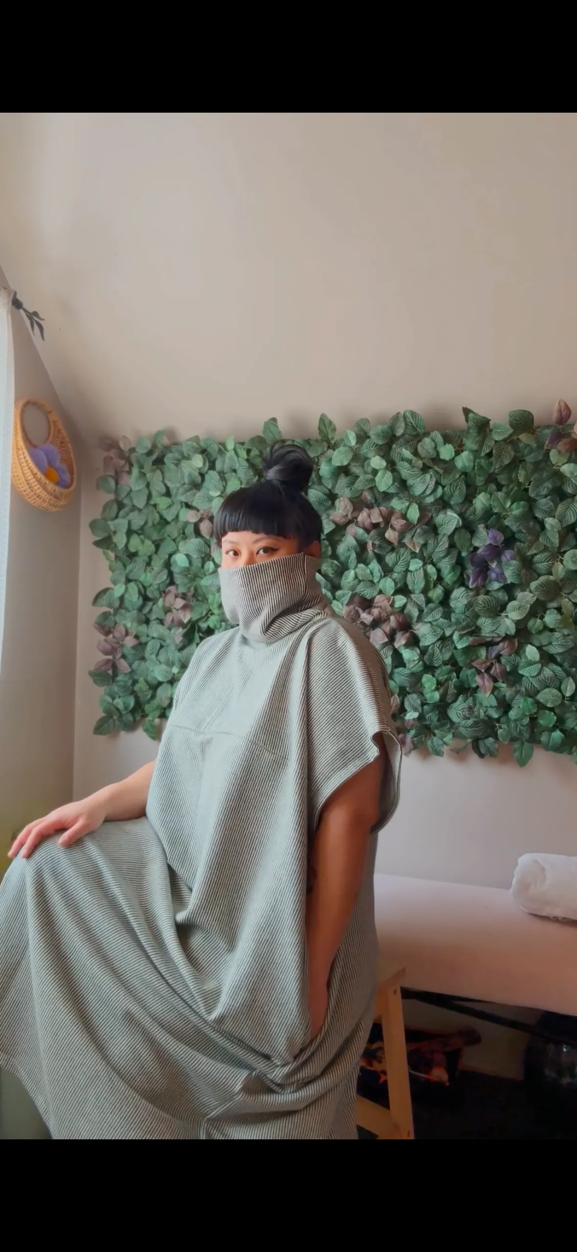 Cotton Stripe knit lounger dress- Only One! sold by Hello Darling