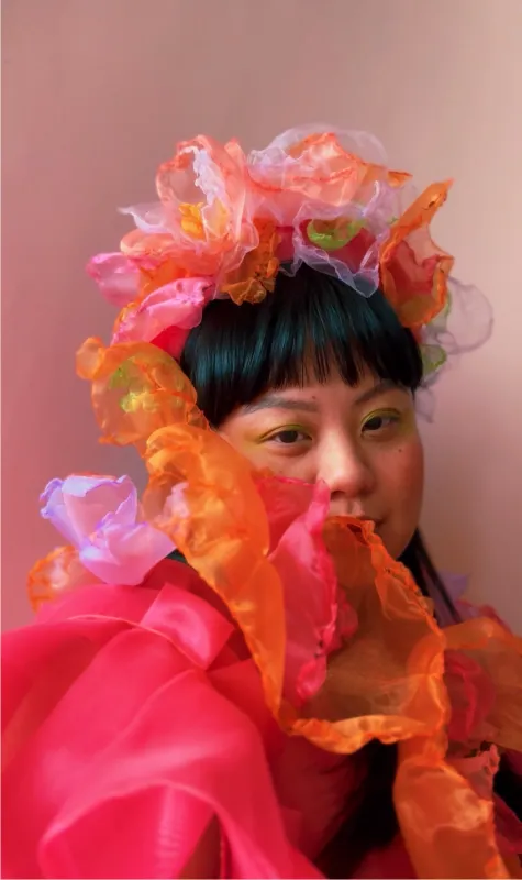 Fire Faire Organza Floral Headband sold by Hello Darling