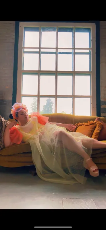 Lily Organza Float Dress made by Hello Darling