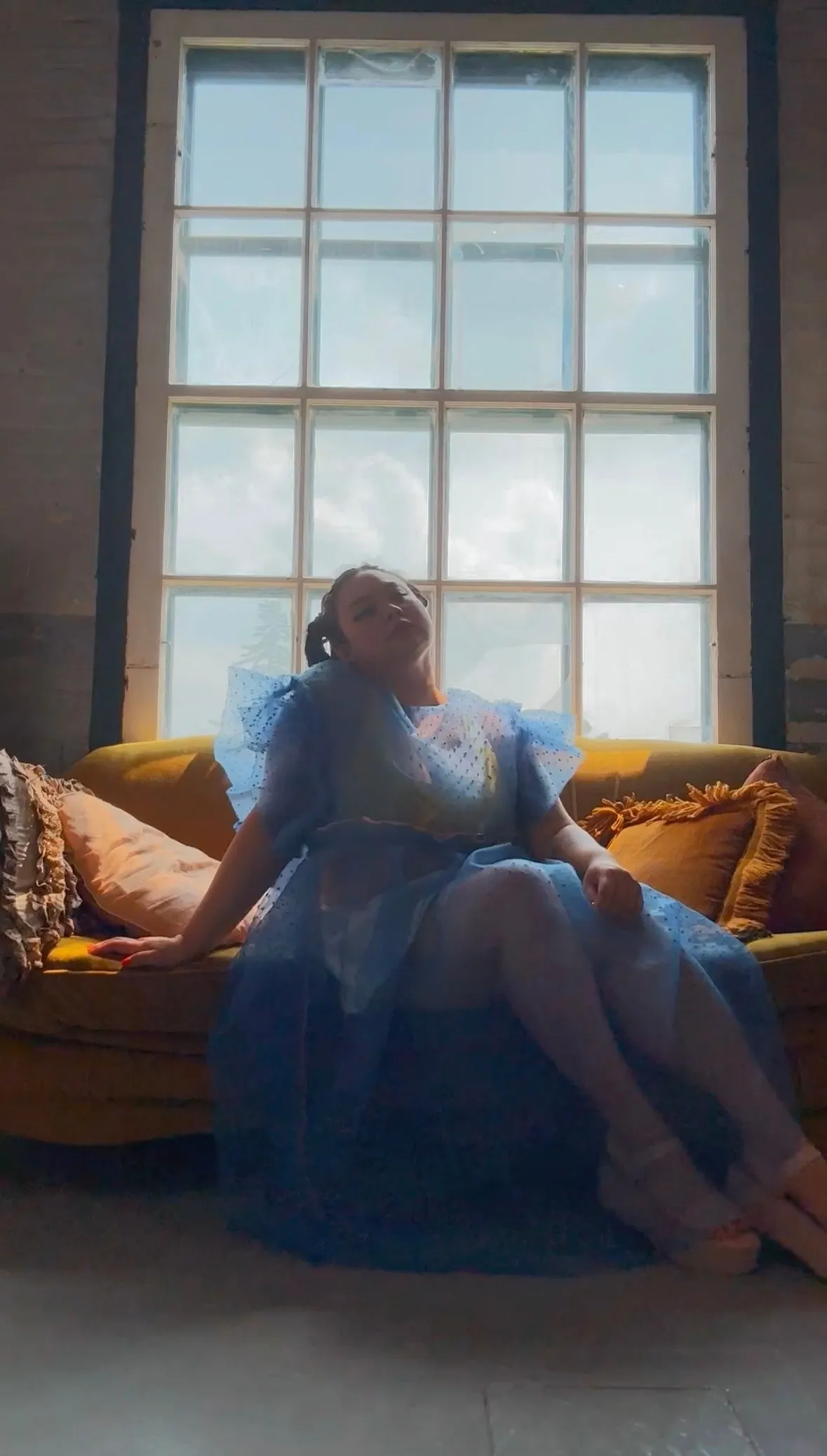 Blue Dream Organza Float Dress sold by Hello Darling