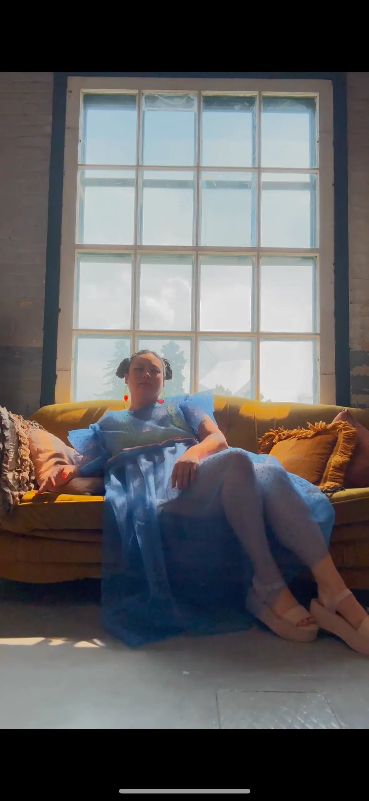 Blue Dream Organza Float Dress sold by Hello Darling product image thumbnail 2