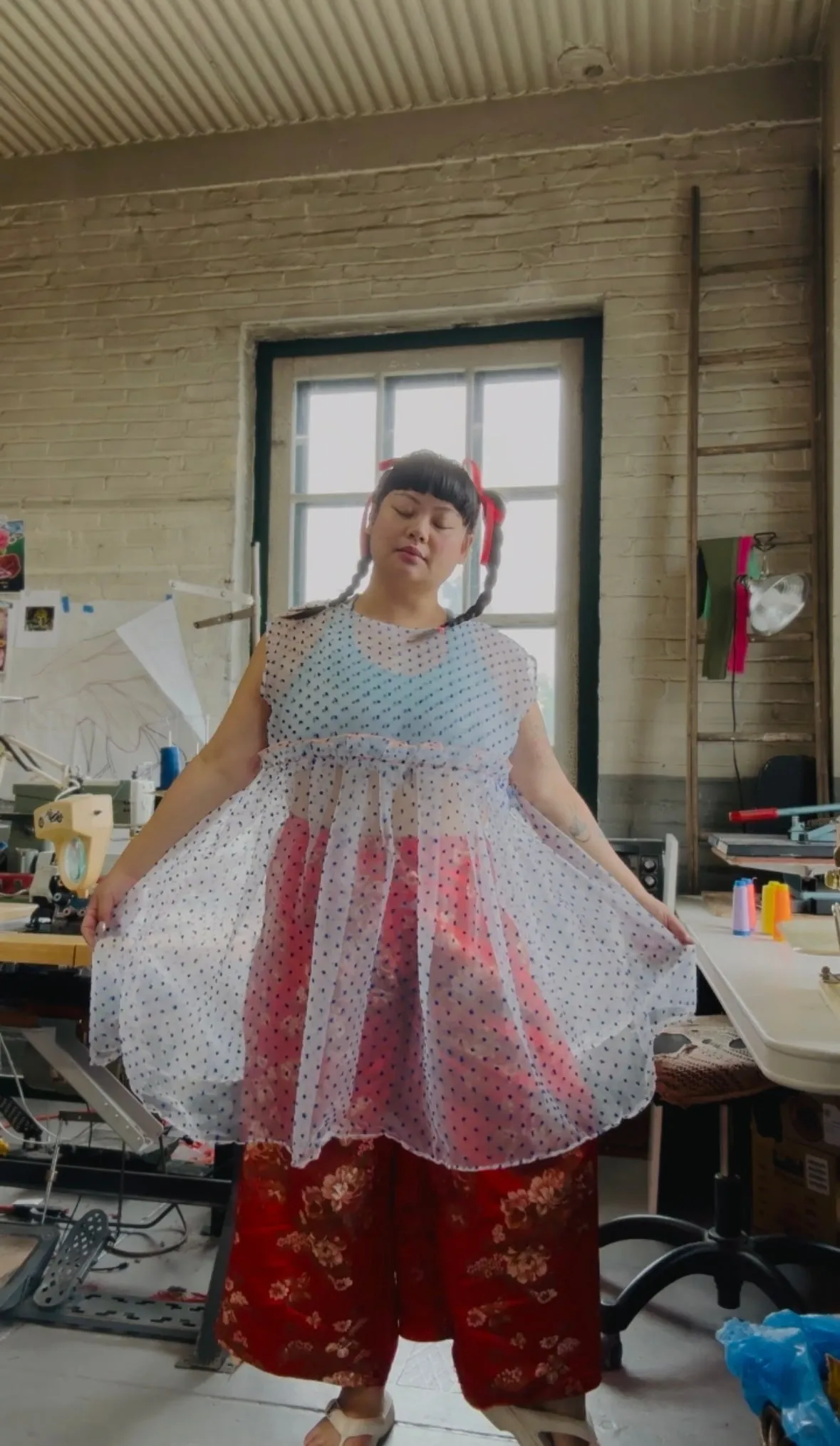 Little Dottie Organza Floaty dress sold by Hello Darling product image thumbnail 3