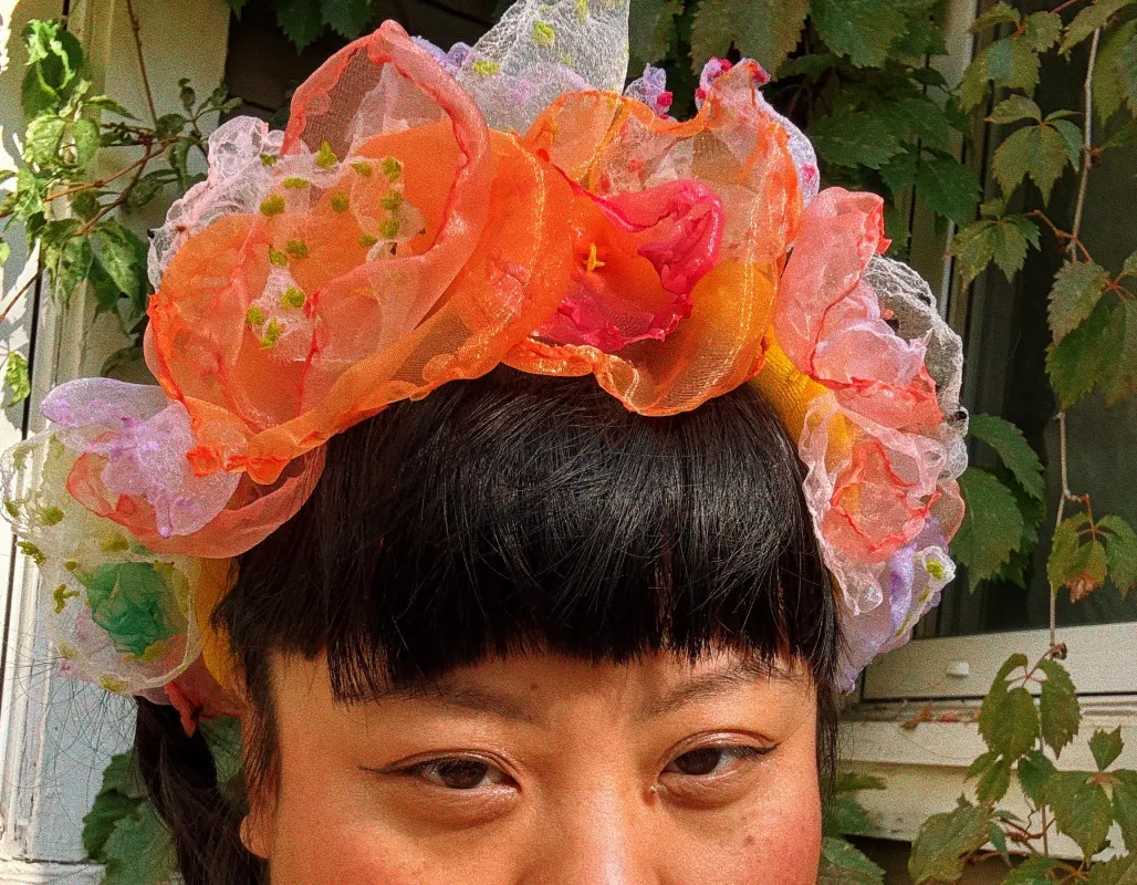Aurelia Forever Fairy organza headband sold by Hello Darling