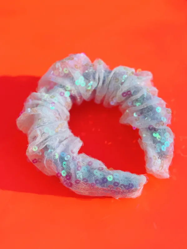 Winter’s Mermaid Sequin Headband sold by Hello Darling