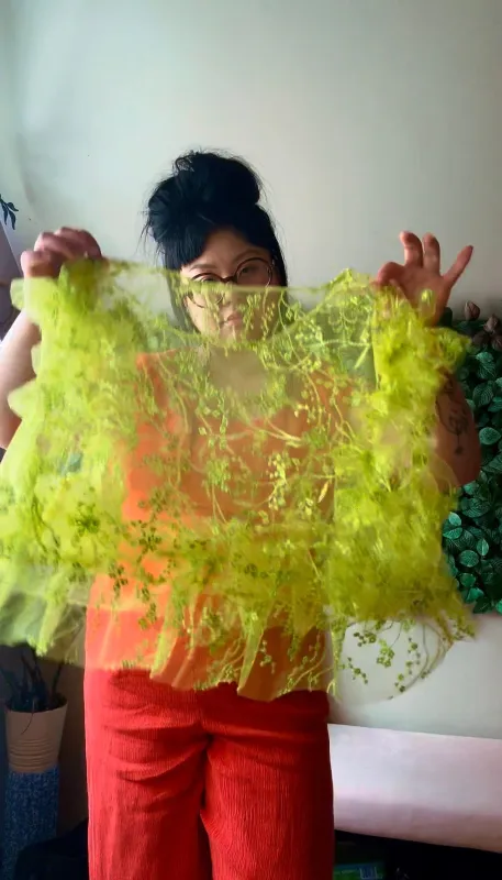 Lemon Lace C made by Hello Darling