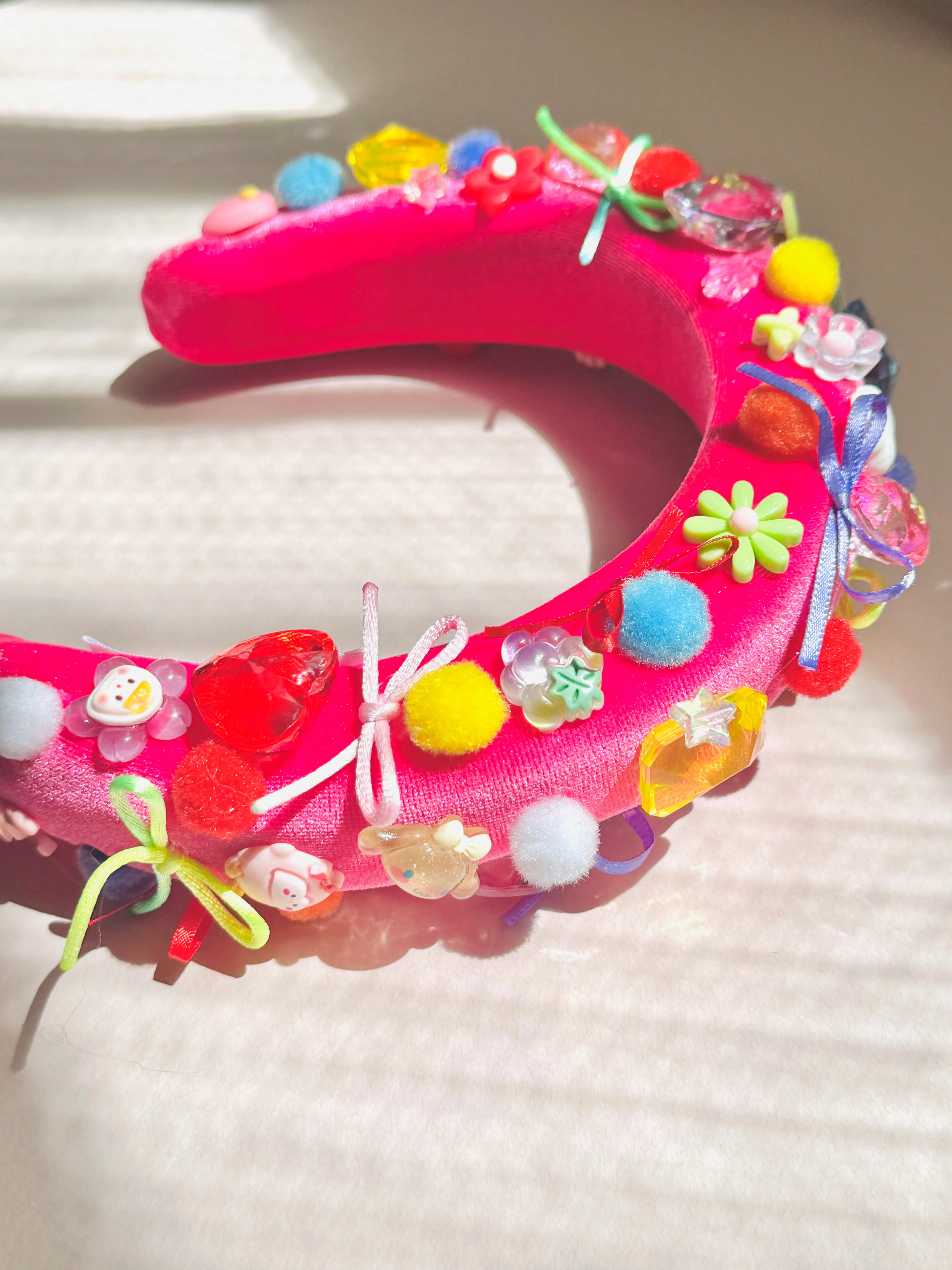 Charmy Headband, Hot Pink sold by Hello Darling product image thumbnail 4