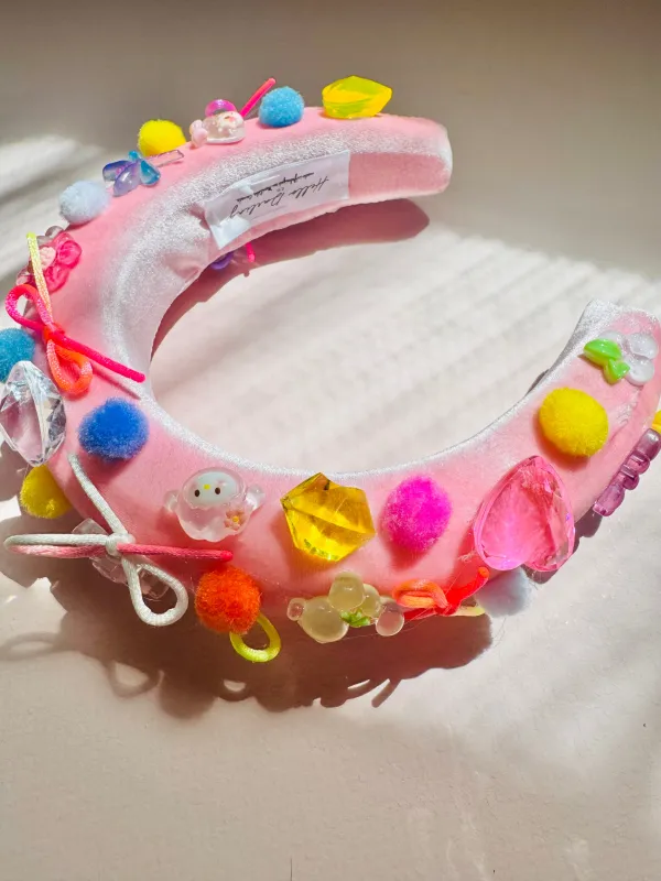 Charmy Headband, Ballet Pink made by Hello Darling
