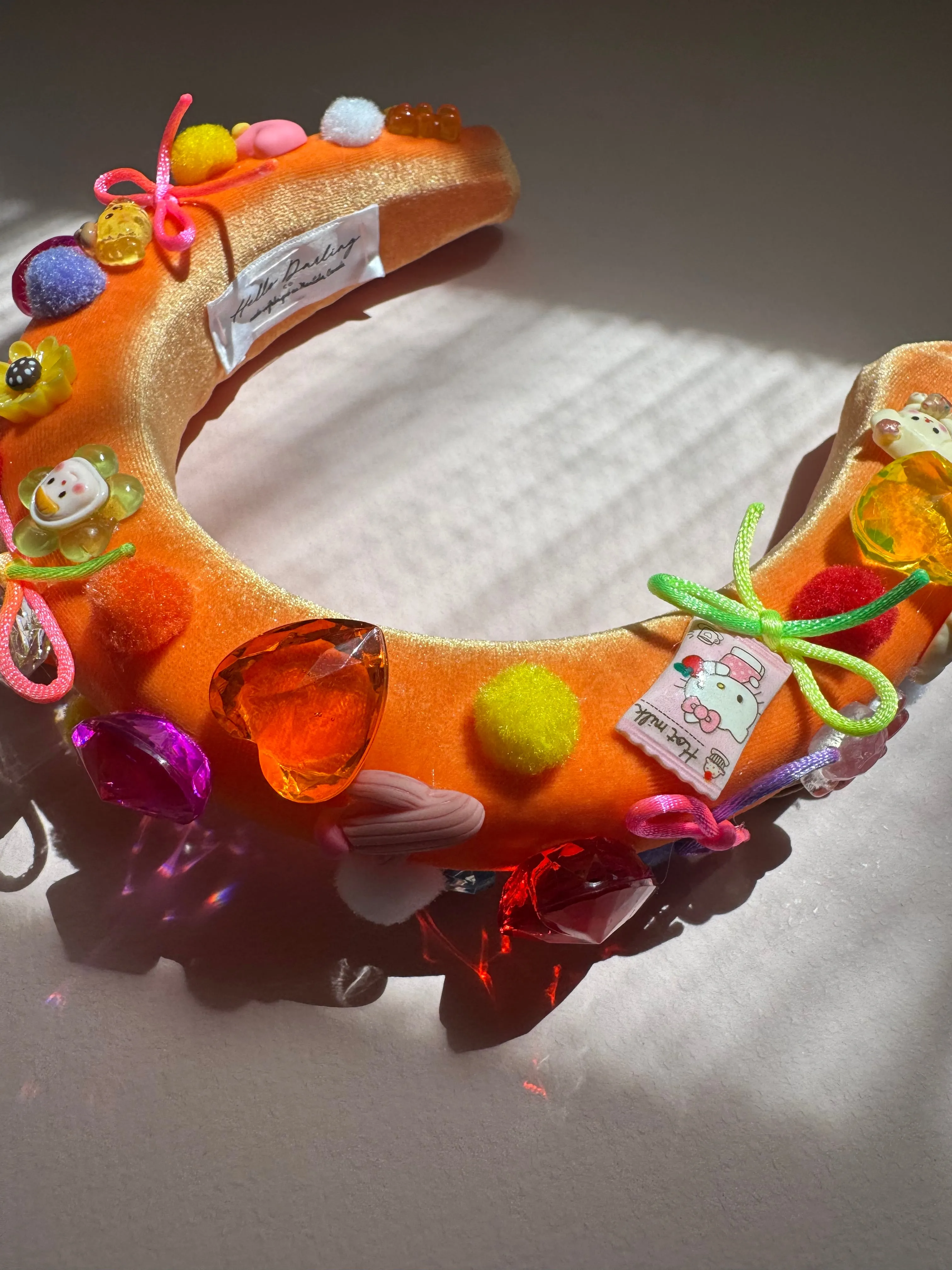 Charmy Headband, Orange Crush sold by Hello Darling product image thumbnail 2