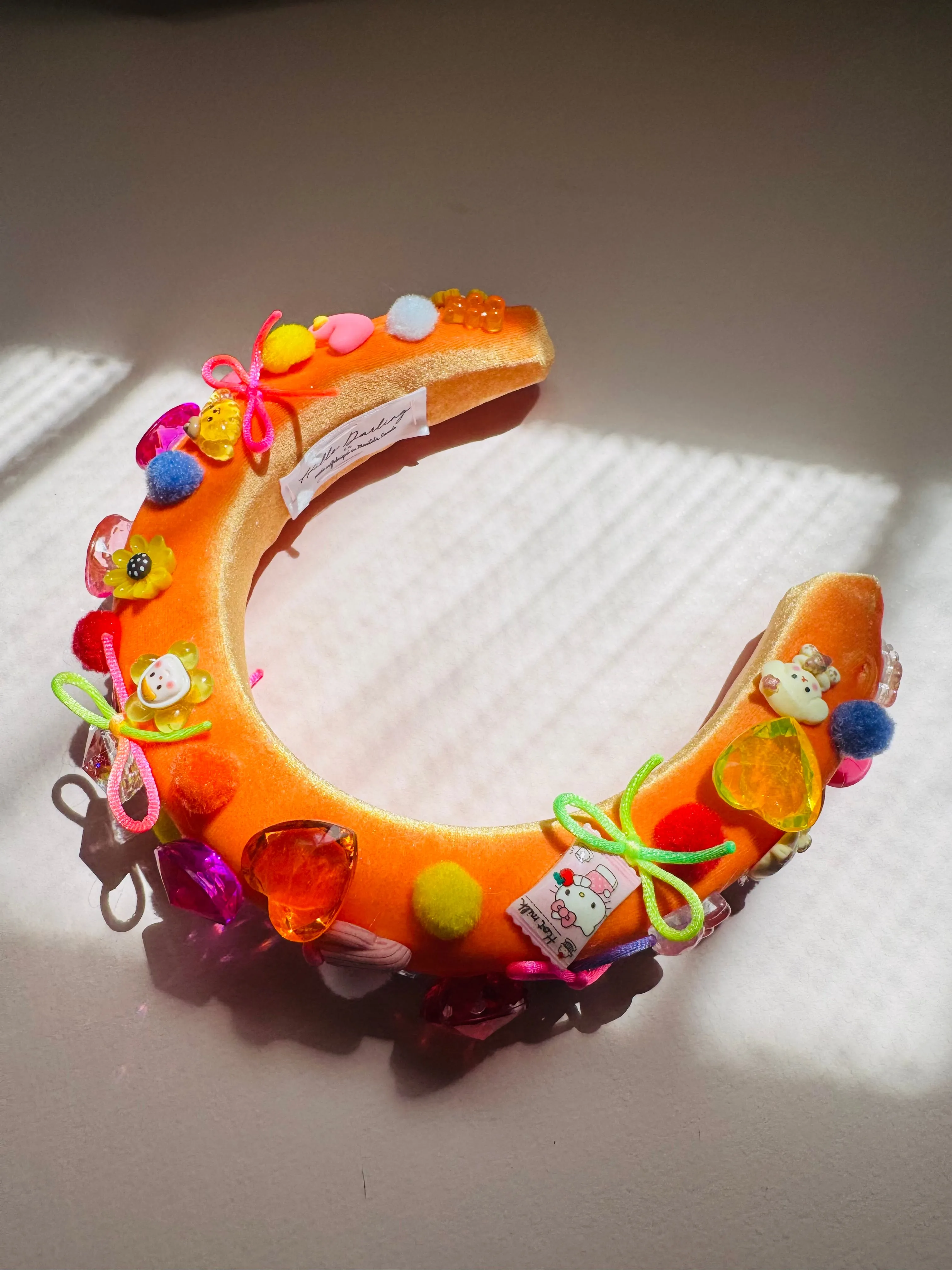 Charmy Headband, Orange Crush sold by Hello Darling
