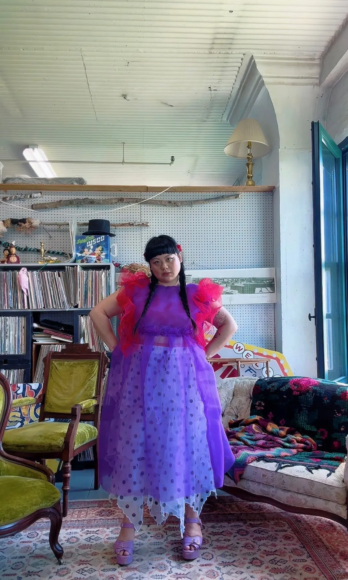 Preorder Vivid Vivian Organza Dress sold by Hello Darling product image thumbnail 3