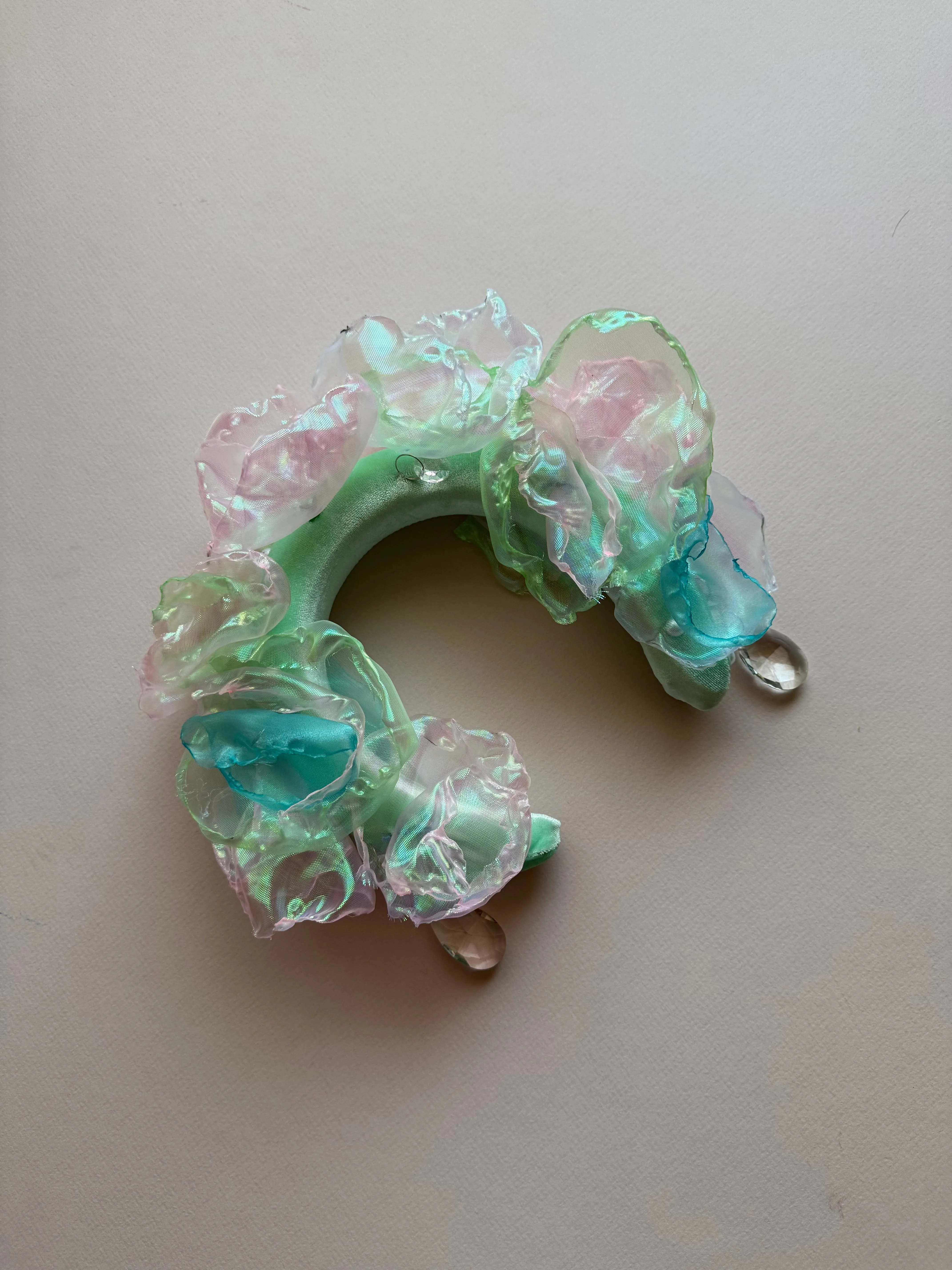 Jellyfish Organza Floral Headband sold by Hello Darling