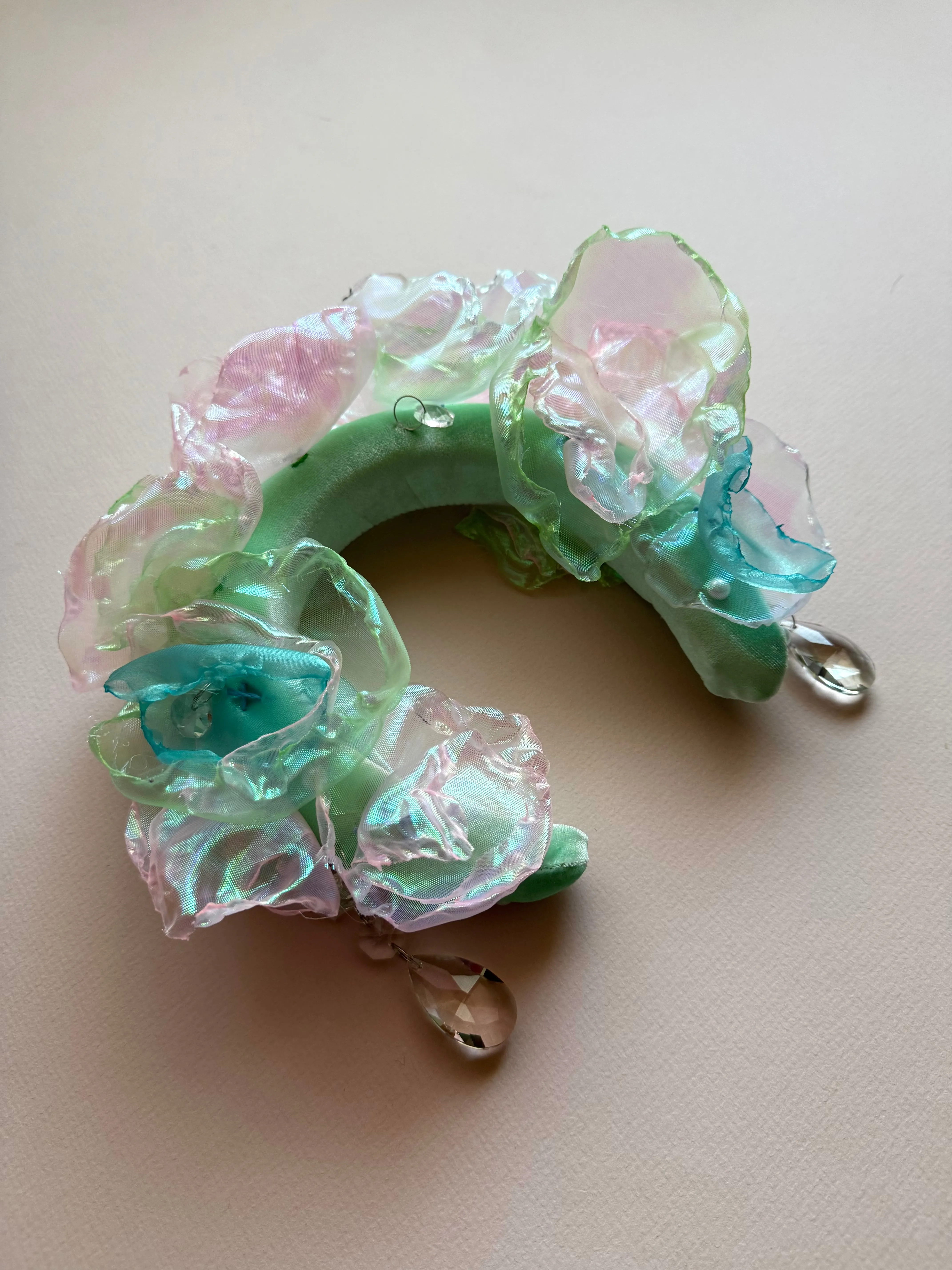 Jellyfish Organza Floral Headband sold by Hello Darling product image thumbnail 2
