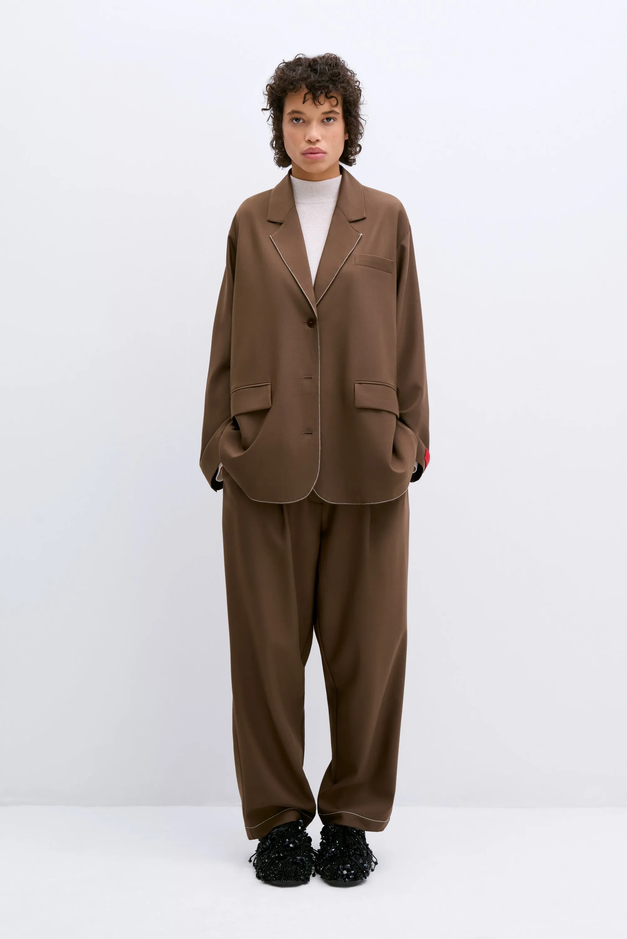 TAILORING STITCH BLAZER OTTER sold by Cordera product image thumbnail 2