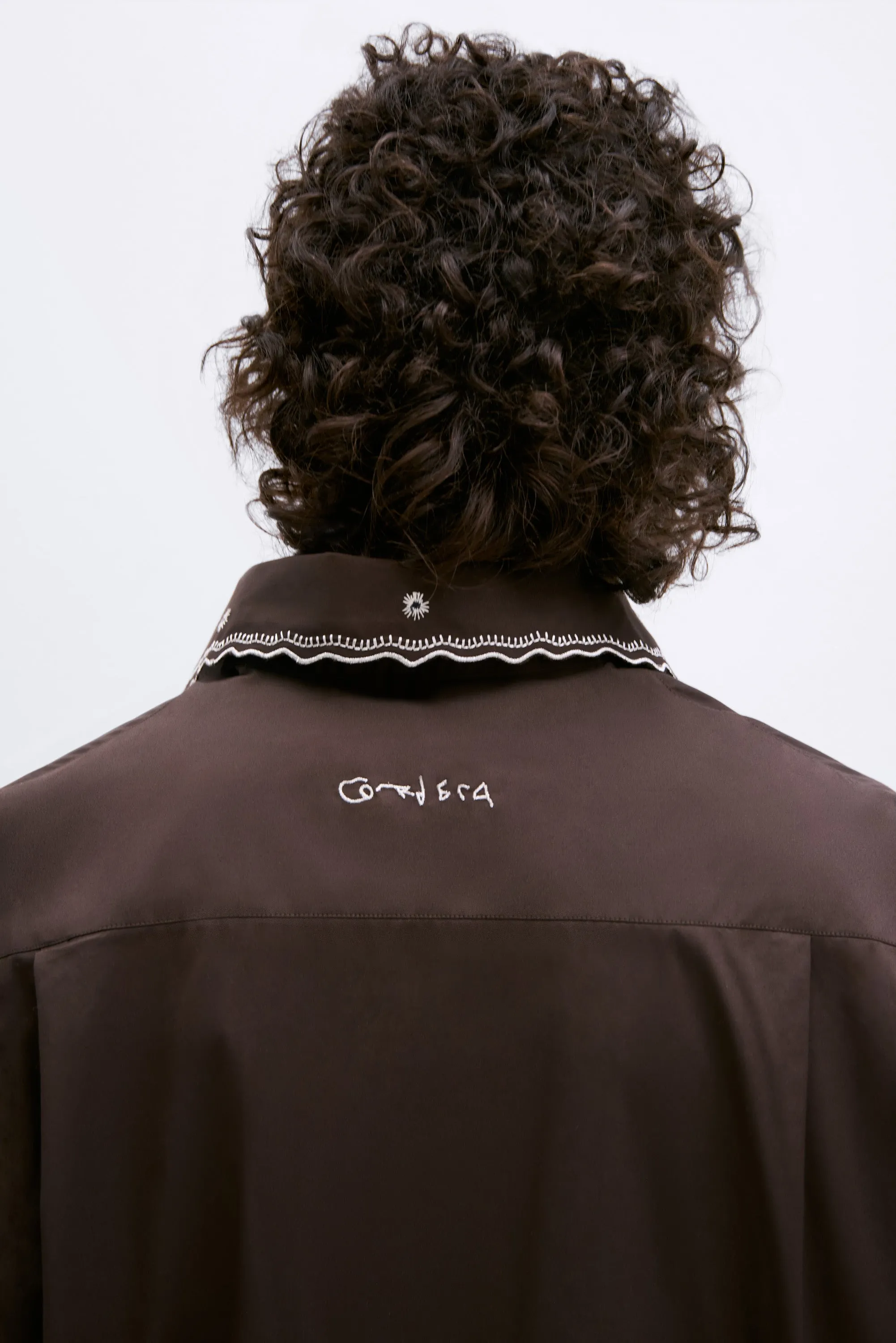 EMBROIDERY SHIRT CHOCOLATE sold by Cordera product image thumbnail 3