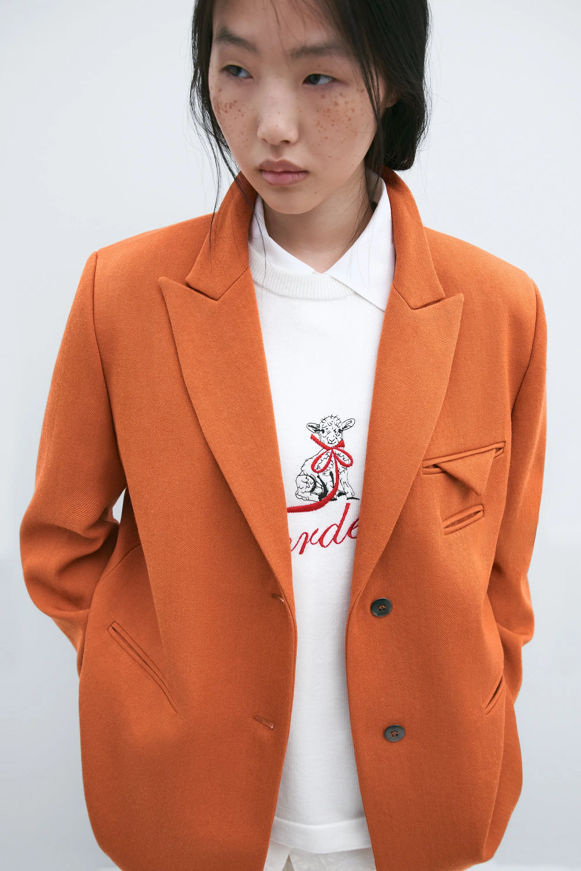 WOOL BLAZER CALABAZA sold by Cordera