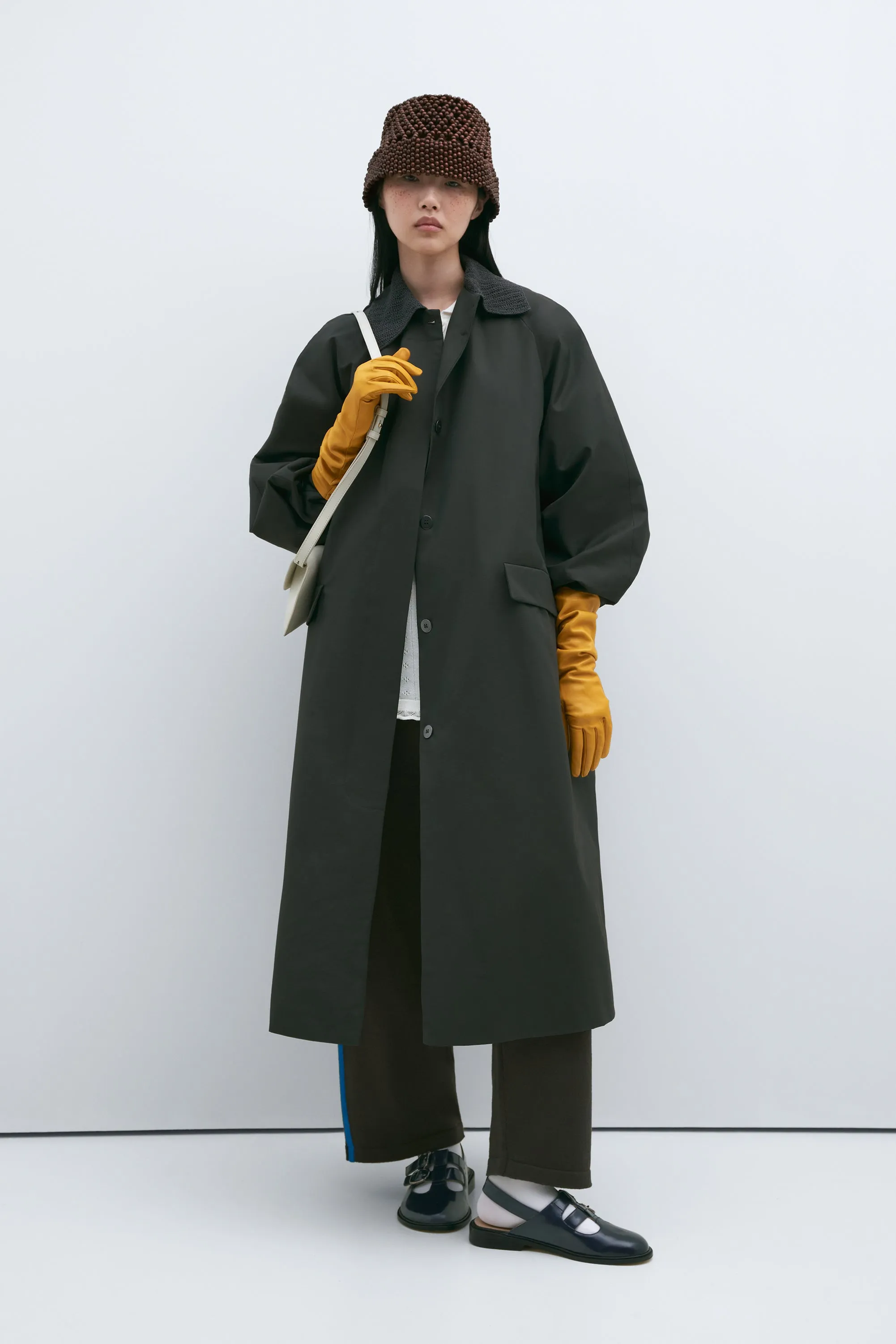 TRENCH CROCHET KHAKI GREEN sold by Cordera