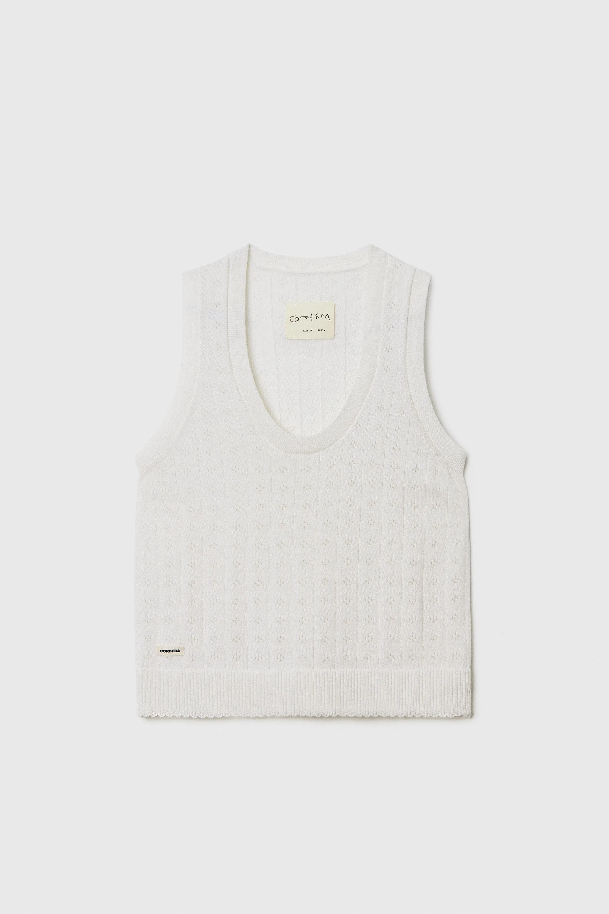 TANK TOP POINTELLE GARZA sold by Cordera product image thumbnail 4