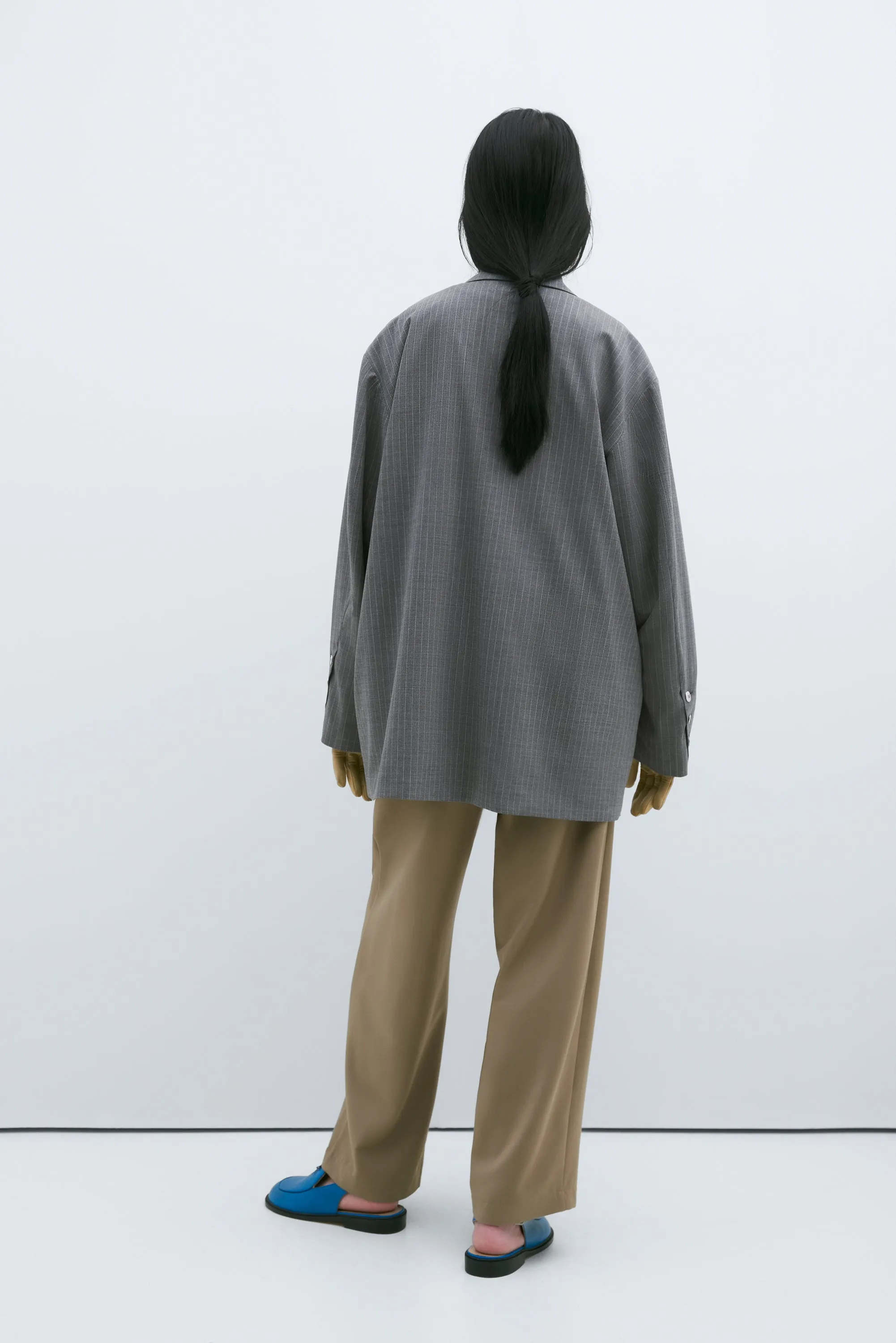 TAILORING PINSTRIPE BLAZER GREY sold by Cordera product image thumbnail 4