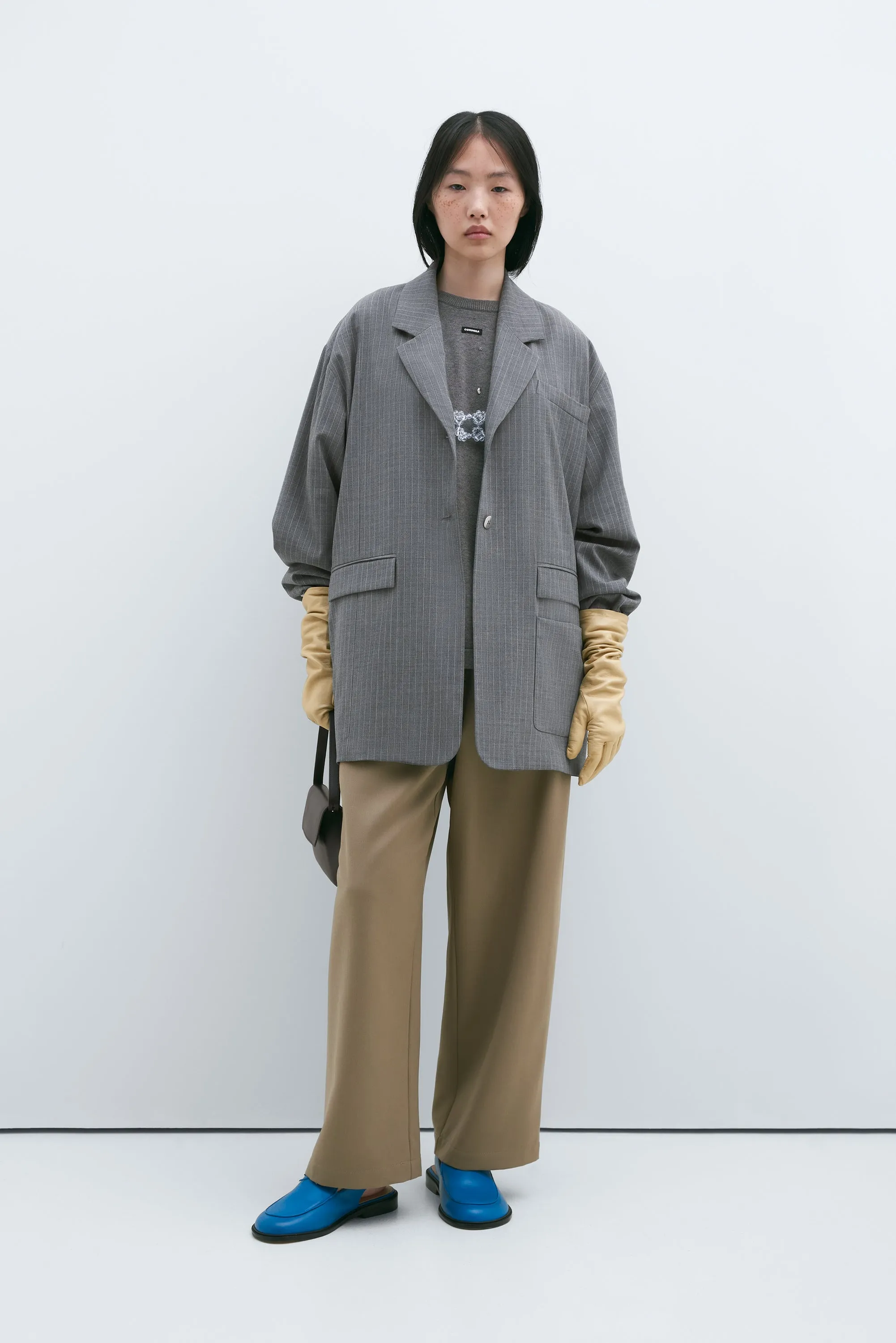 TAILORING PINSTRIPE BLAZER GREY sold by Cordera product image thumbnail 3