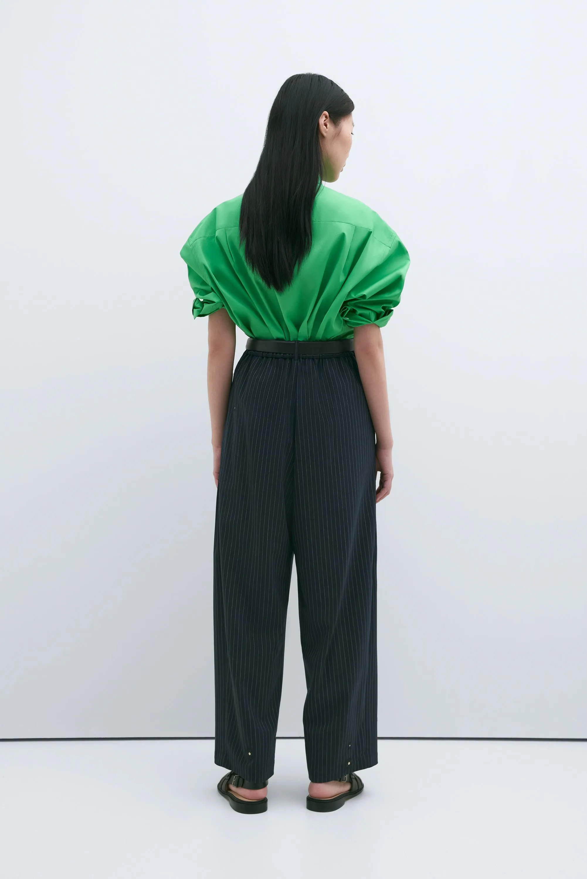 TAILORING FLOWER PINSTRIPE PANTS sold by Cordera product image thumbnail 3