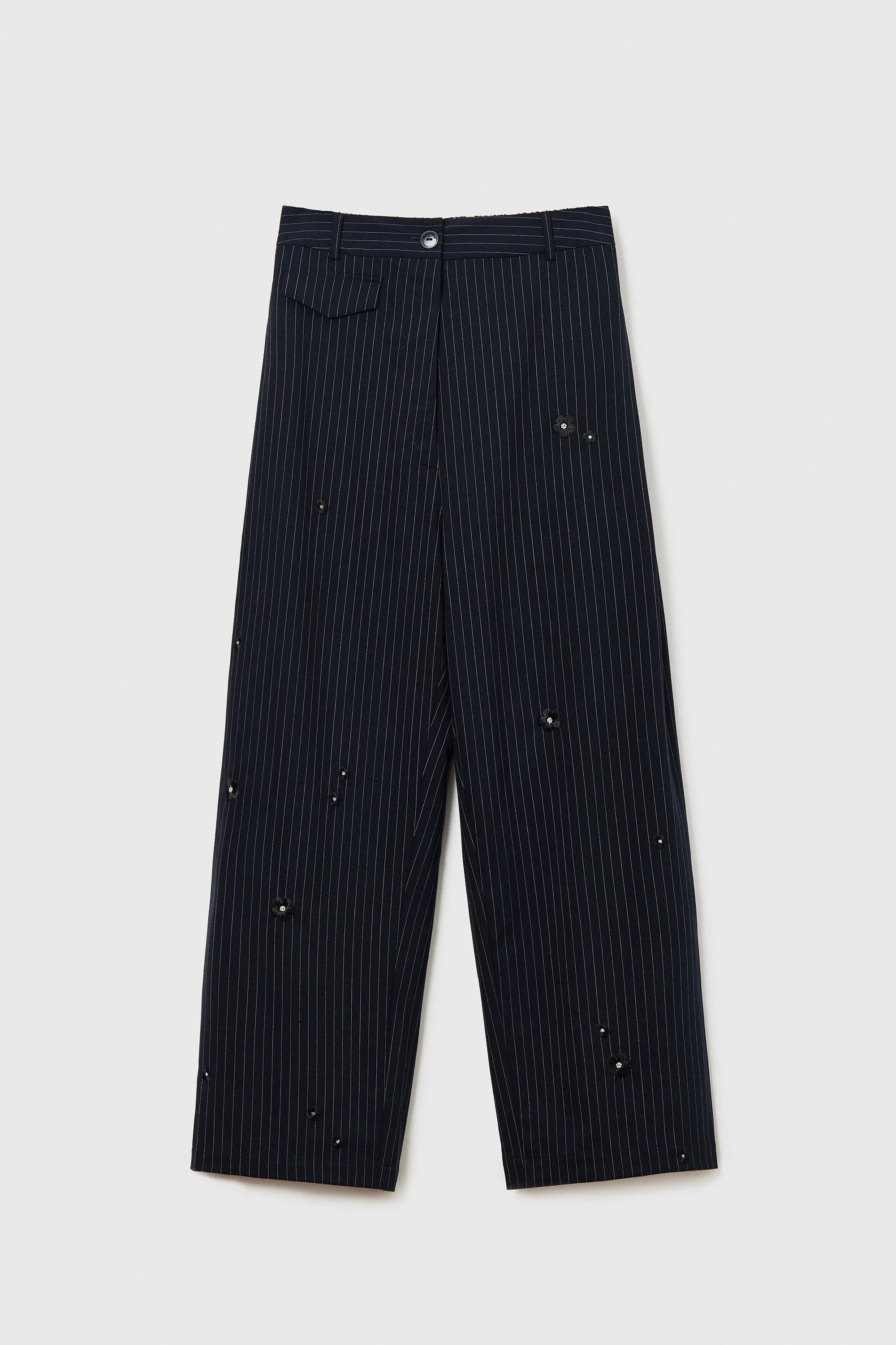 TAILORING FLOWER PINSTRIPE PANTS sold by Cordera product image thumbnail 4