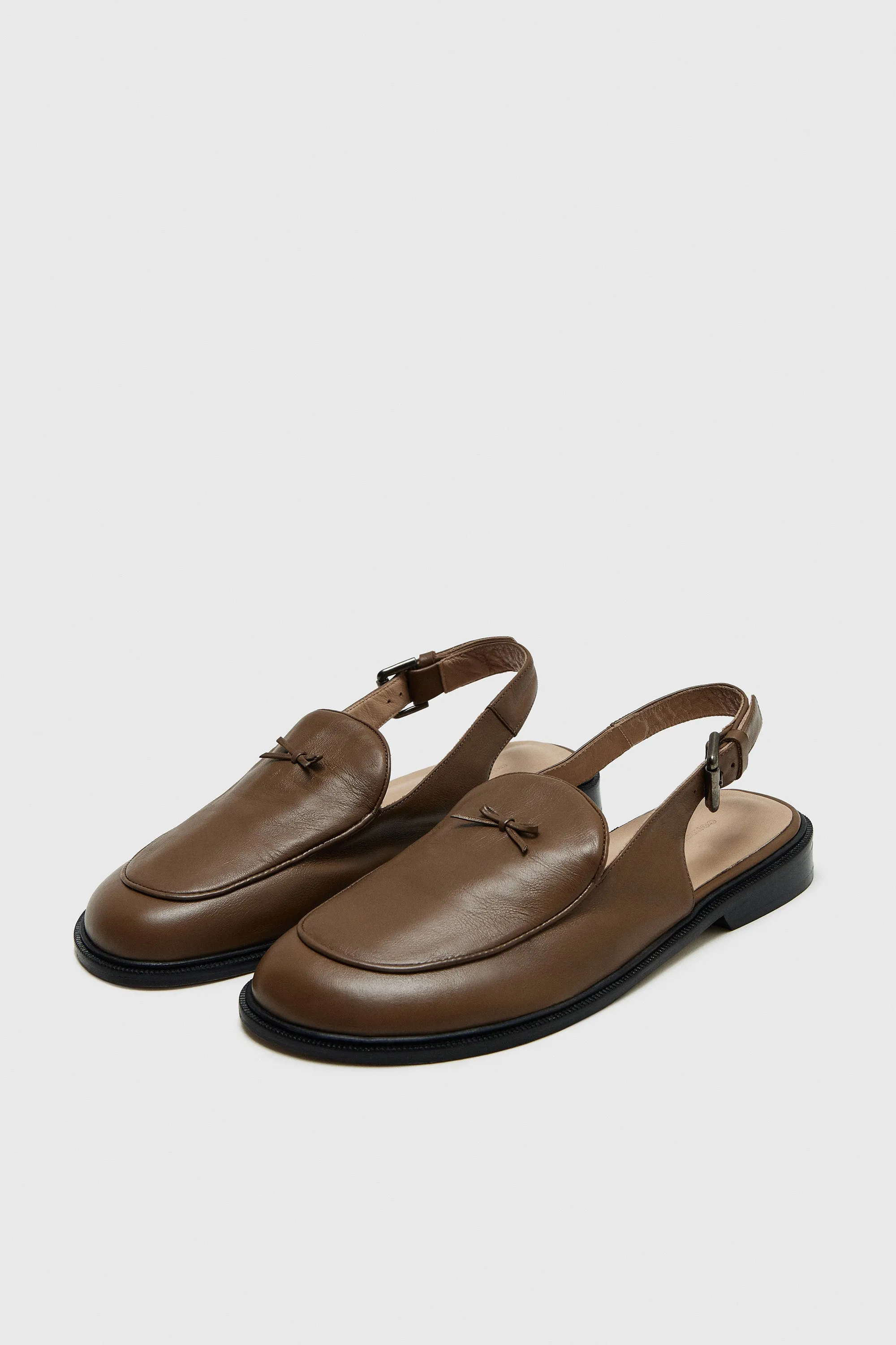 SLINGBACK BOW LOAFER OTTER sold by Cordera