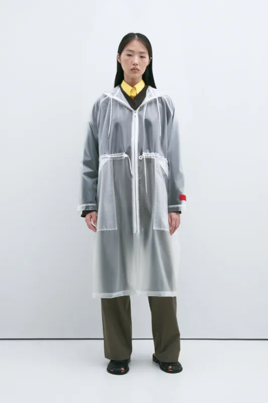 SAILING HOODED RAINCOAT TRANSPARENT sold by Cordera