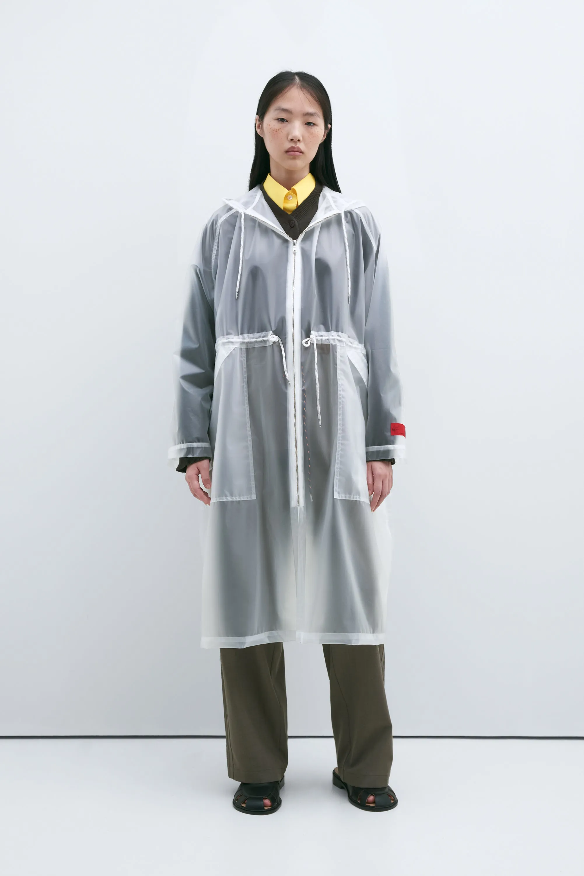 SAILING HOODED RAINCOAT TRANSPARENT sold by Cordera