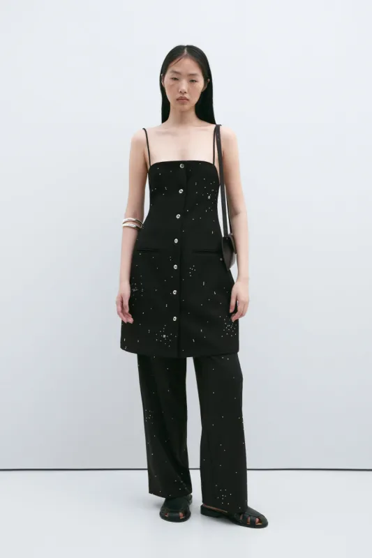 NEW EMBELLISHED MINI DRESS BLACK sold by Cordera