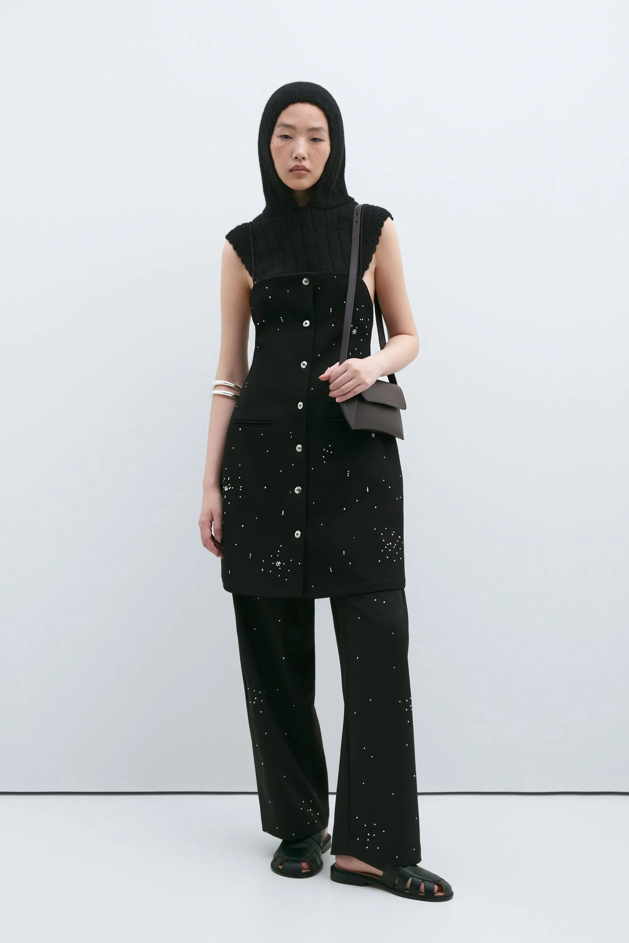 NEW EMBELLISHED MINI DRESS BLACK sold by Cordera product image thumbnail 4