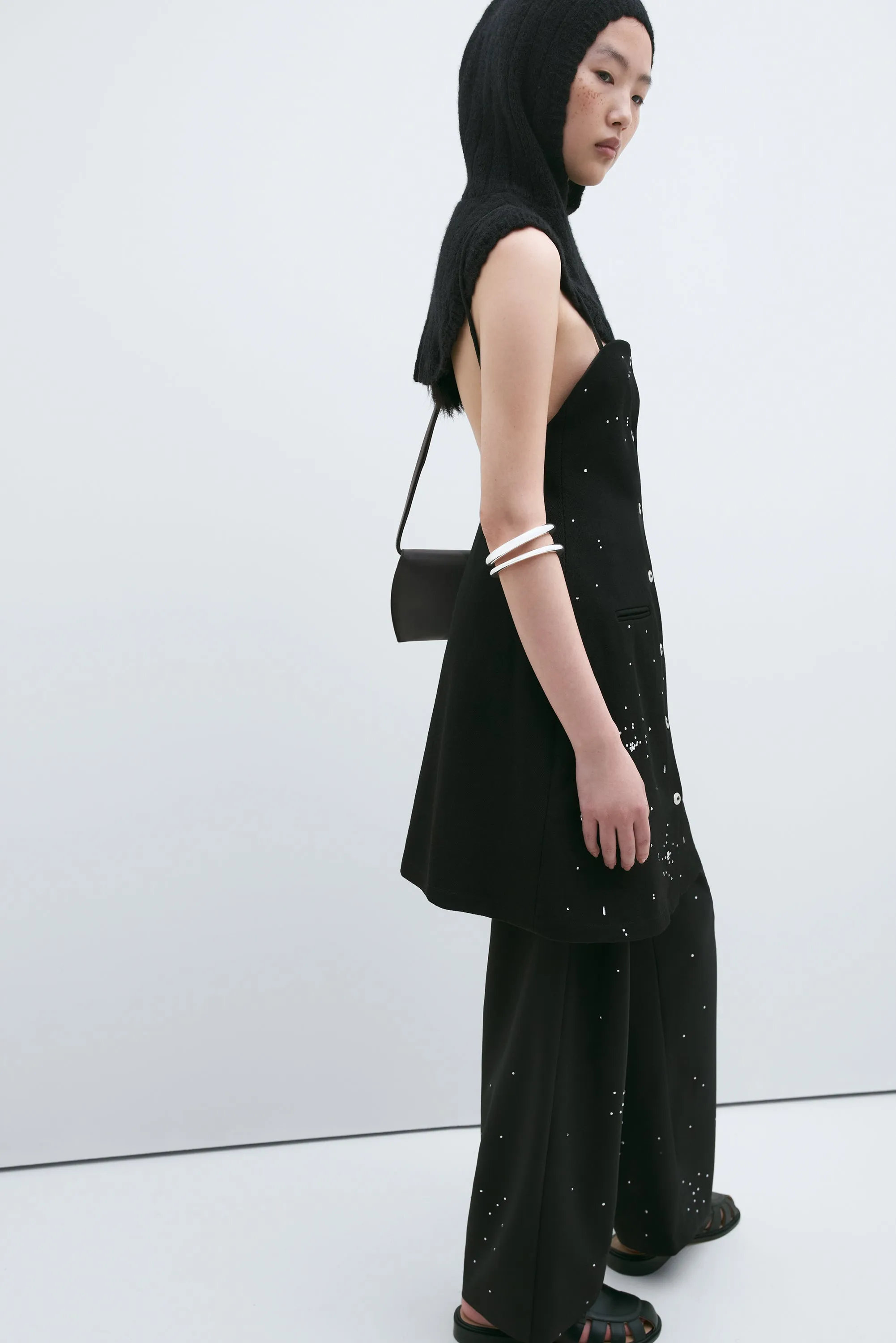 NEW EMBELLISHED MINI DRESS BLACK sold by Cordera product image thumbnail 3