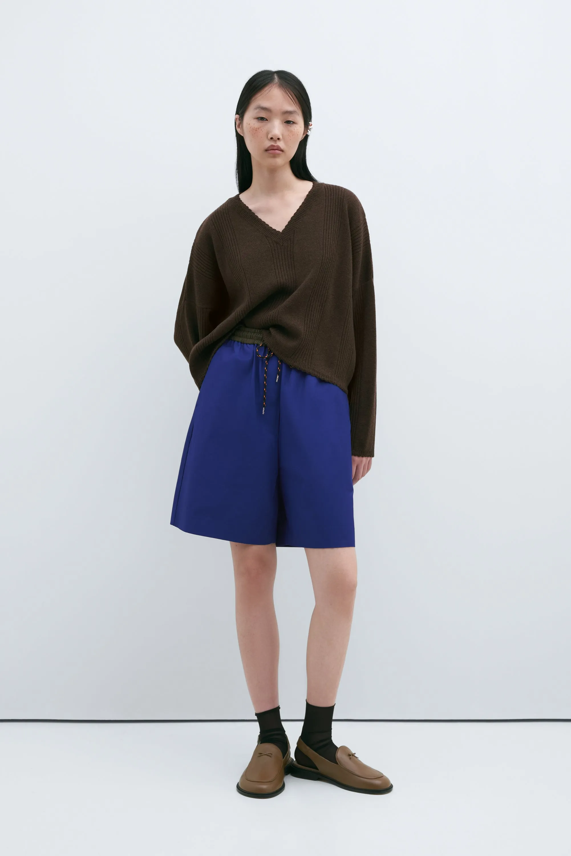 MERINO WOOL WAVY SWEATER CHOCOLATE sold by Cordera product image thumbnail 3