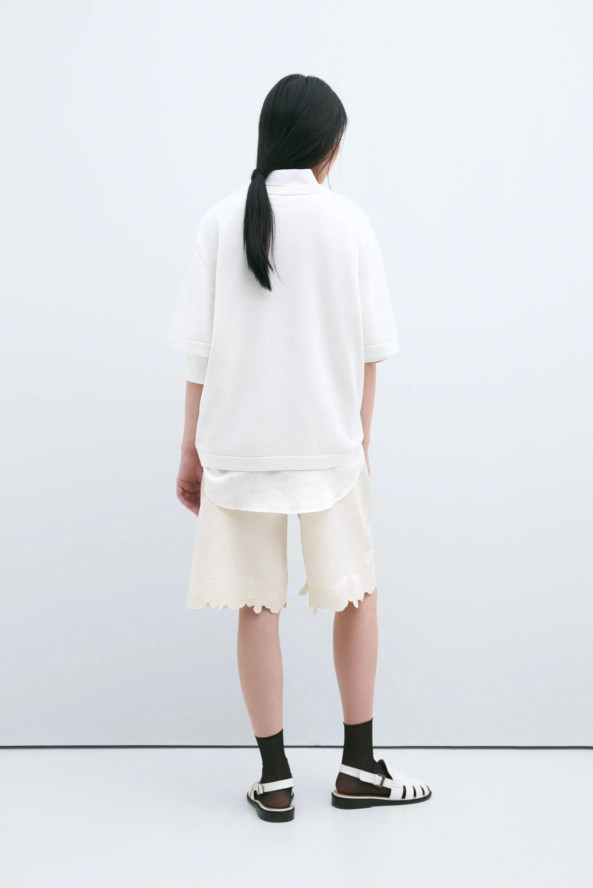 MERINO WOOL EMBROIDERED CORDERA T-SHIRT sold by Cordera product image thumbnail 5