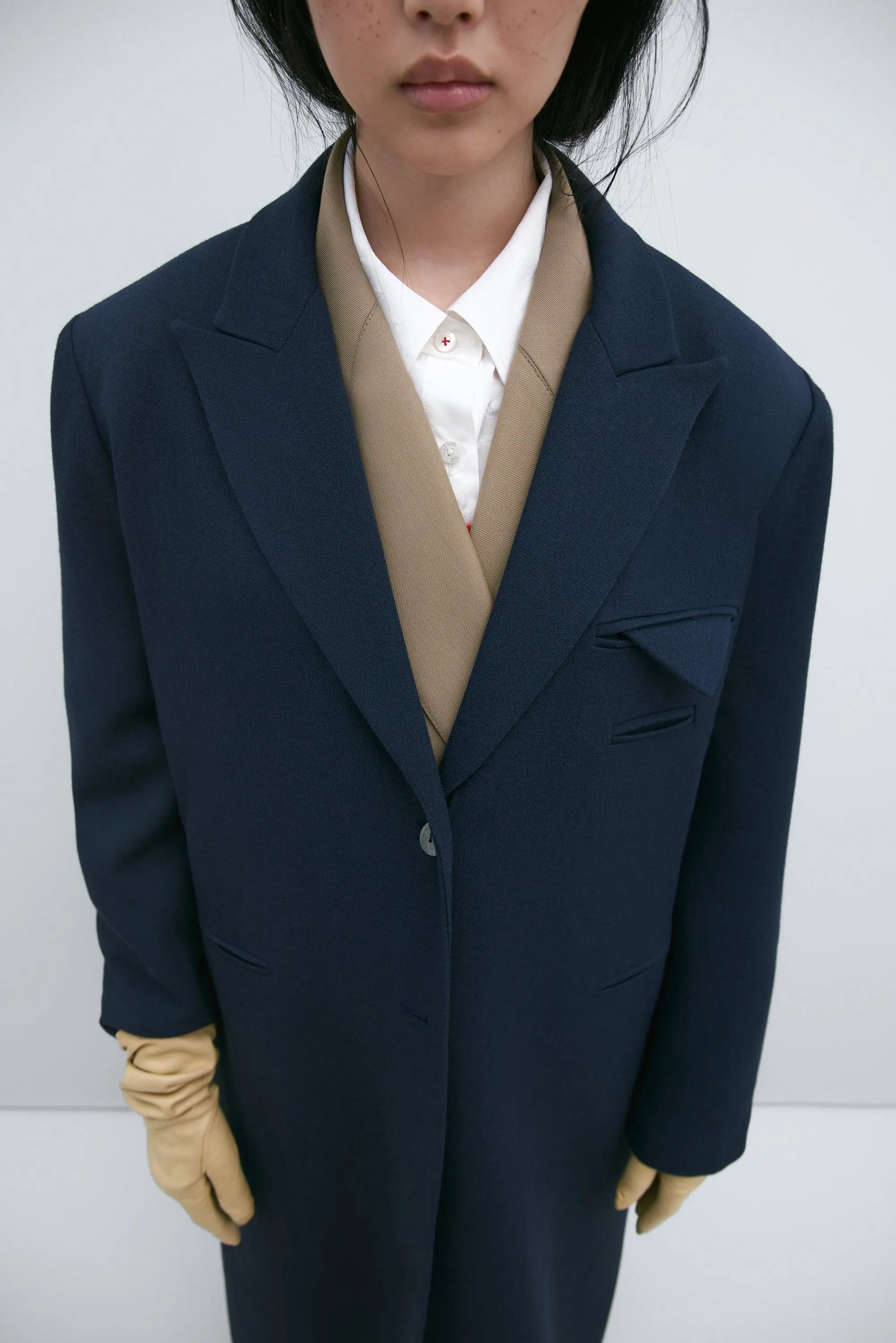 LONG WOOL COAT NIGHT sold by Cordera product image thumbnail 2