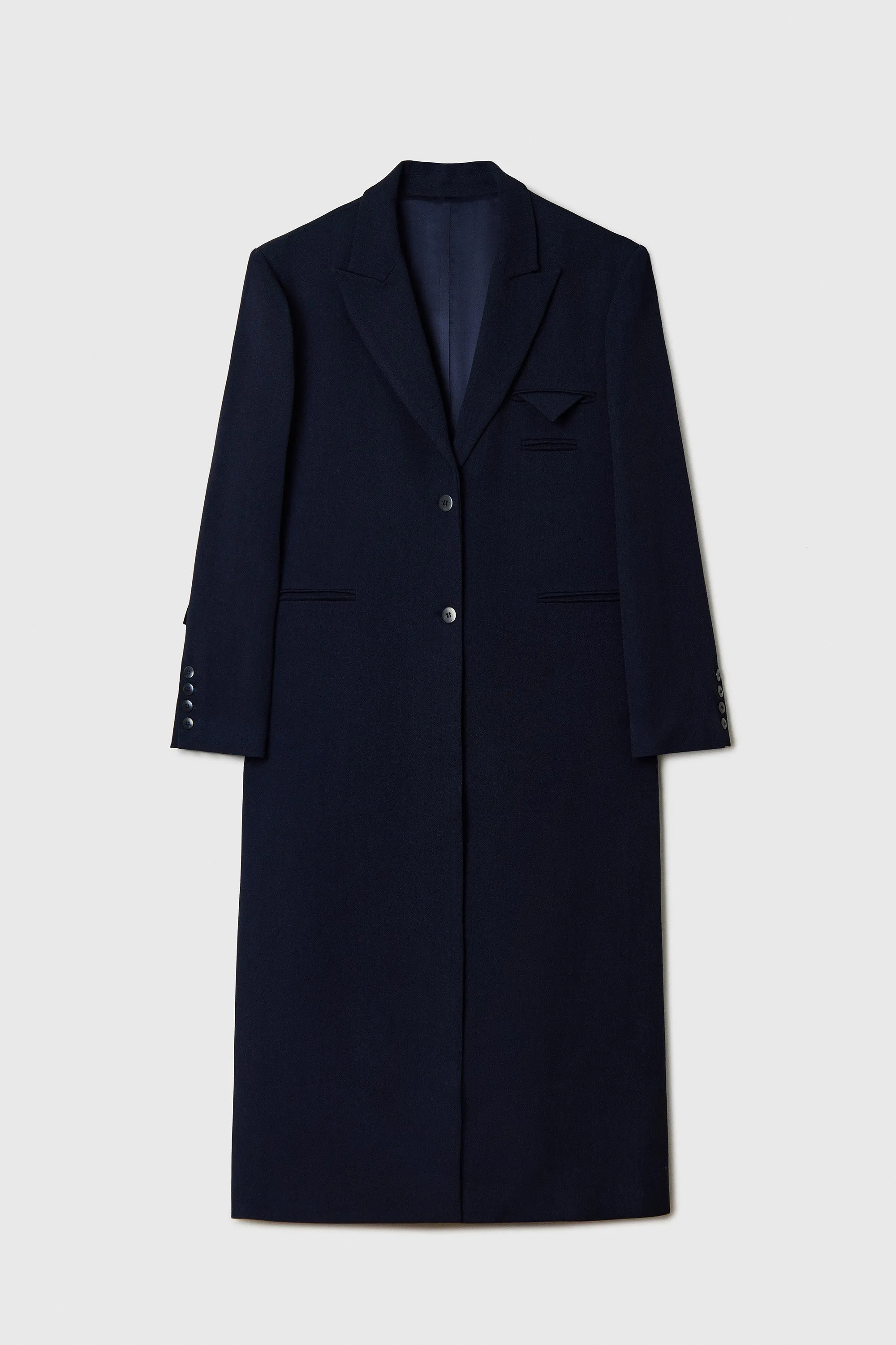 LONG WOOL COAT NIGHT sold by Cordera product image thumbnail 4