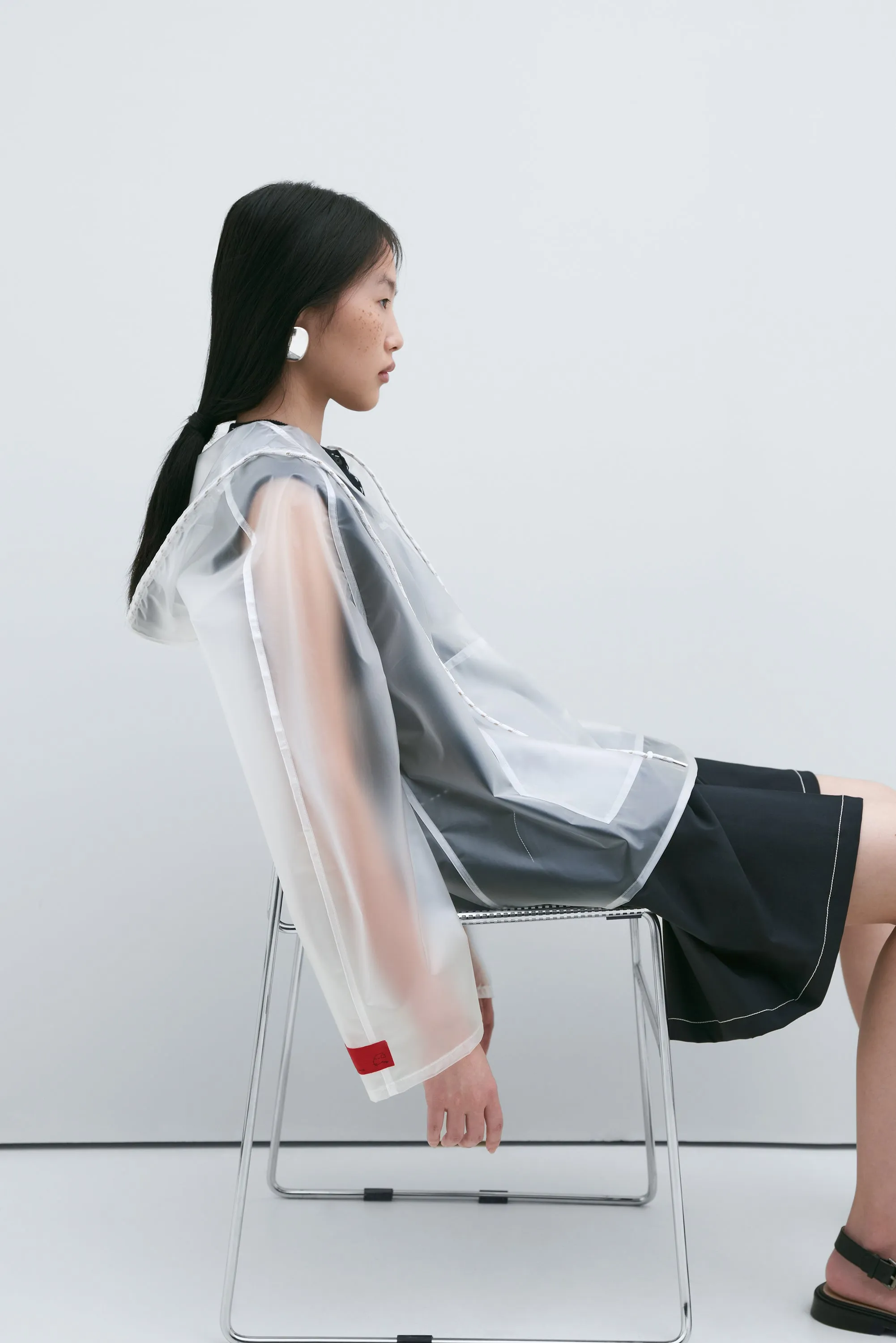 HOODED WINDBREAKER TRANSPARENT sold by Cordera product image thumbnail 3