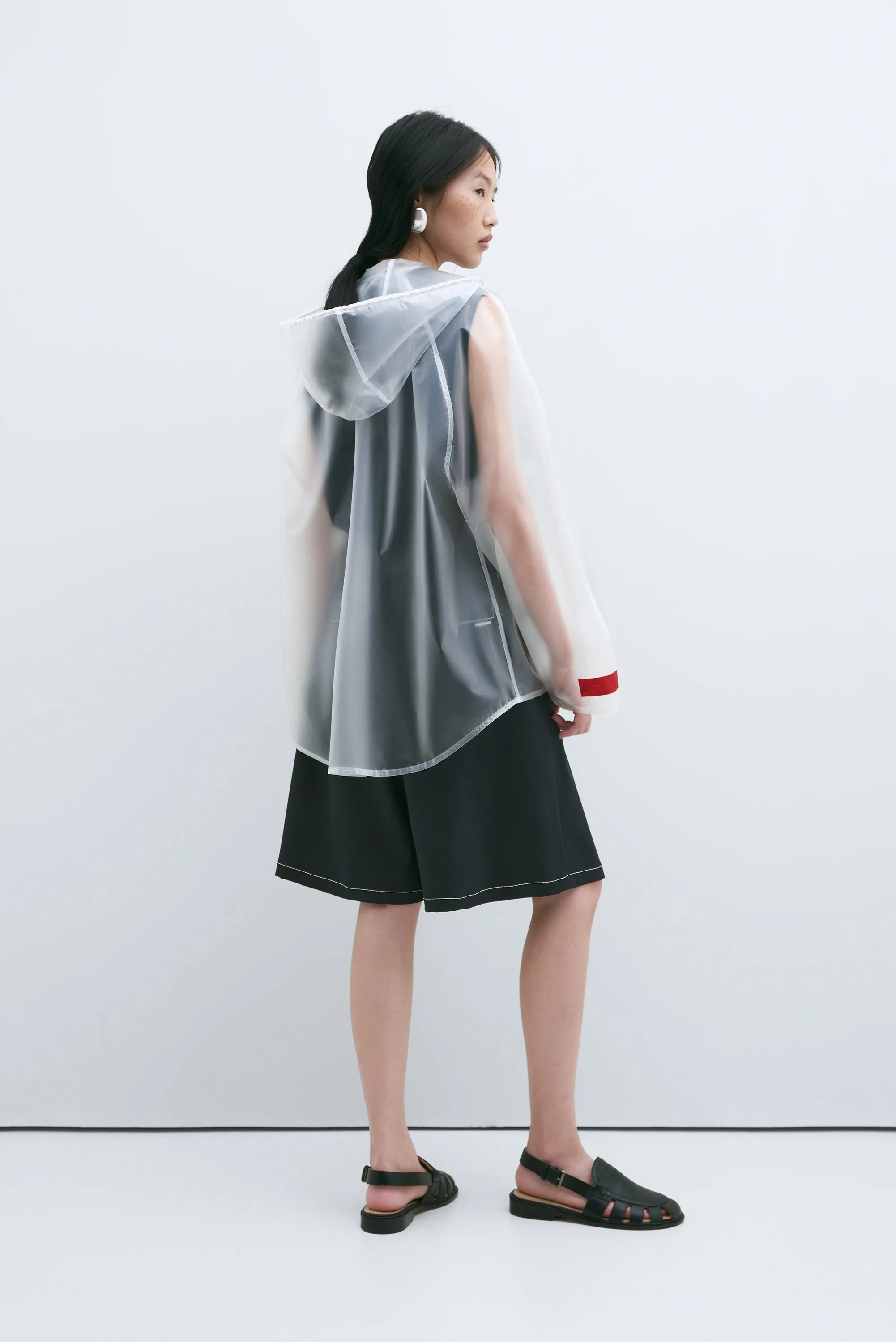 HOODED WINDBREAKER TRANSPARENT sold by Cordera product image thumbnail 4