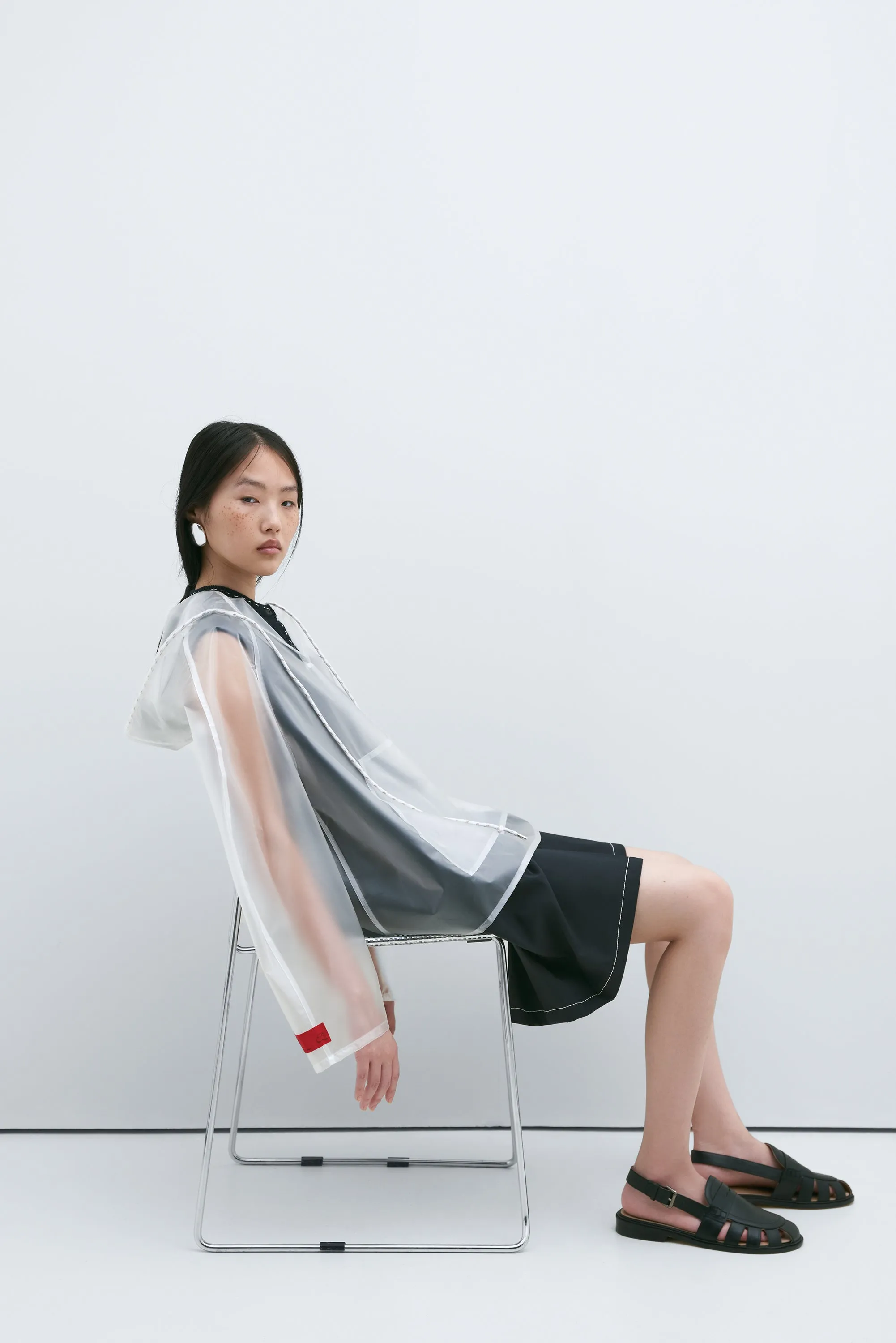 HOODED WINDBREAKER TRANSPARENT sold by Cordera product image thumbnail 2