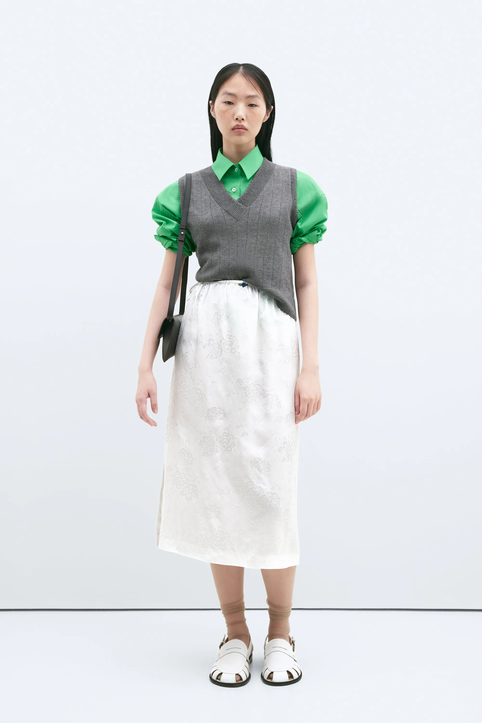 FLOWER JACQUARD SKIRT sold by Cordera