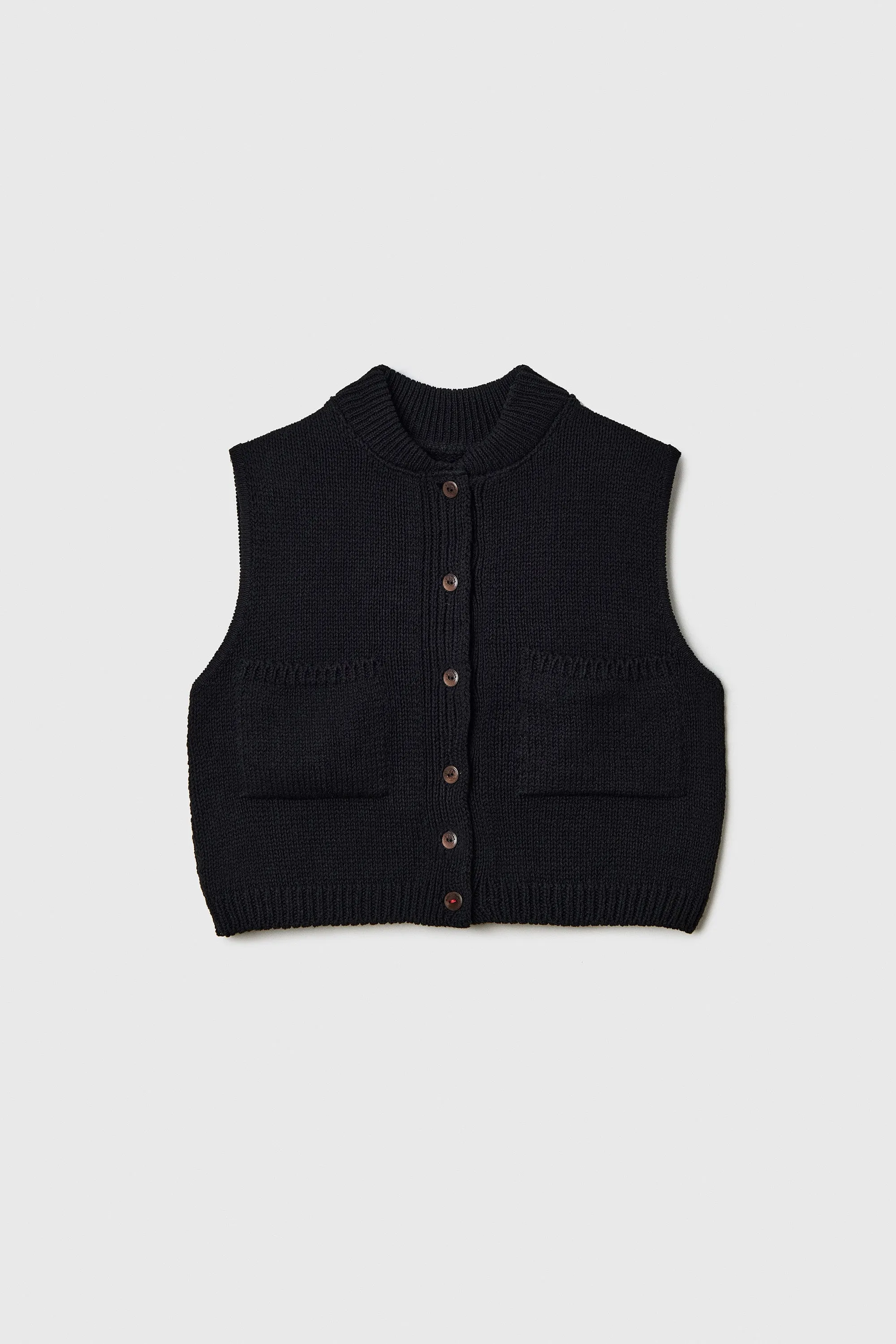 COTTON WAISTCOAT BLACK sold by Cordera product image thumbnail 4