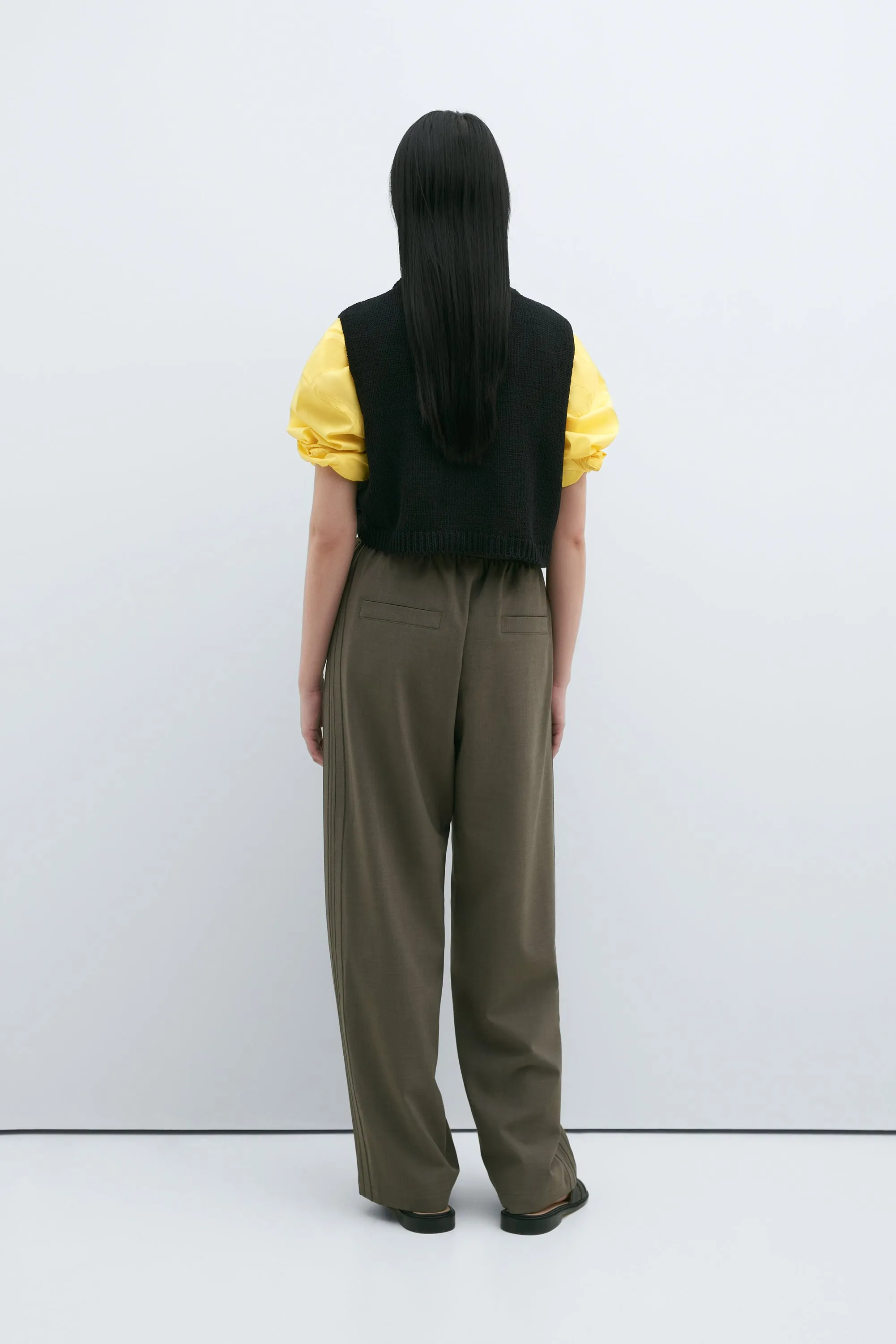 COTTON WAISTCOAT BLACK sold by Cordera product image thumbnail 3