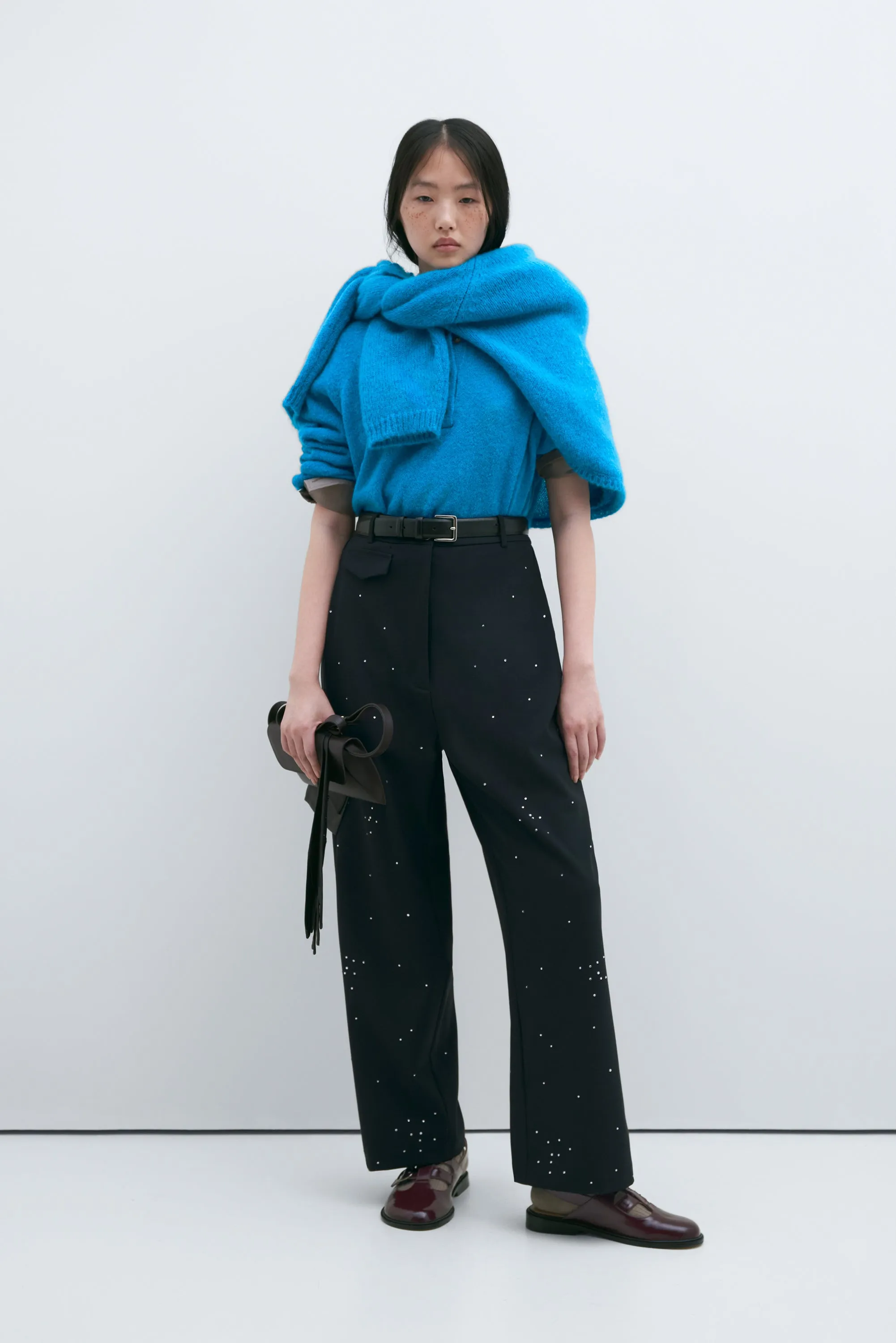 EMBELLISHED TAILORING PANTS BLACK sold by Cordera product image thumbnail 2