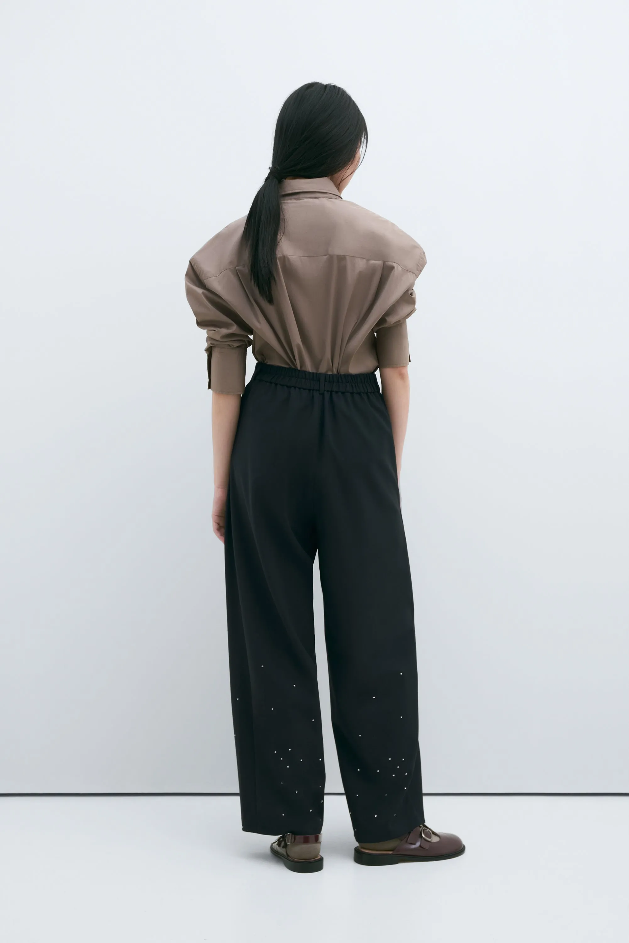 EMBELLISHED TAILORING PANTS BLACK sold by Cordera product image thumbnail 4