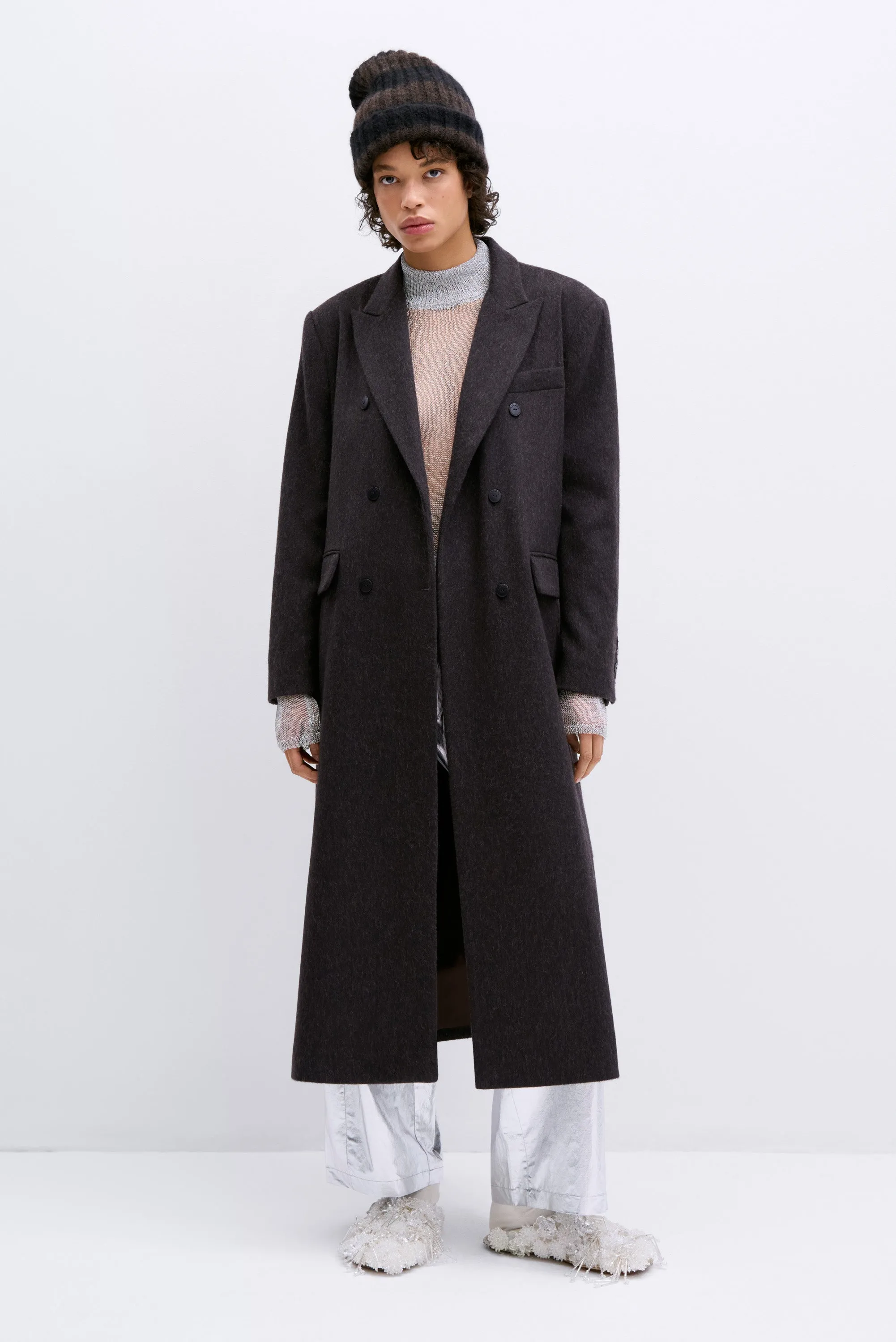 WOOL LONG COAT JAVA sold by Cordera product image thumbnail 2