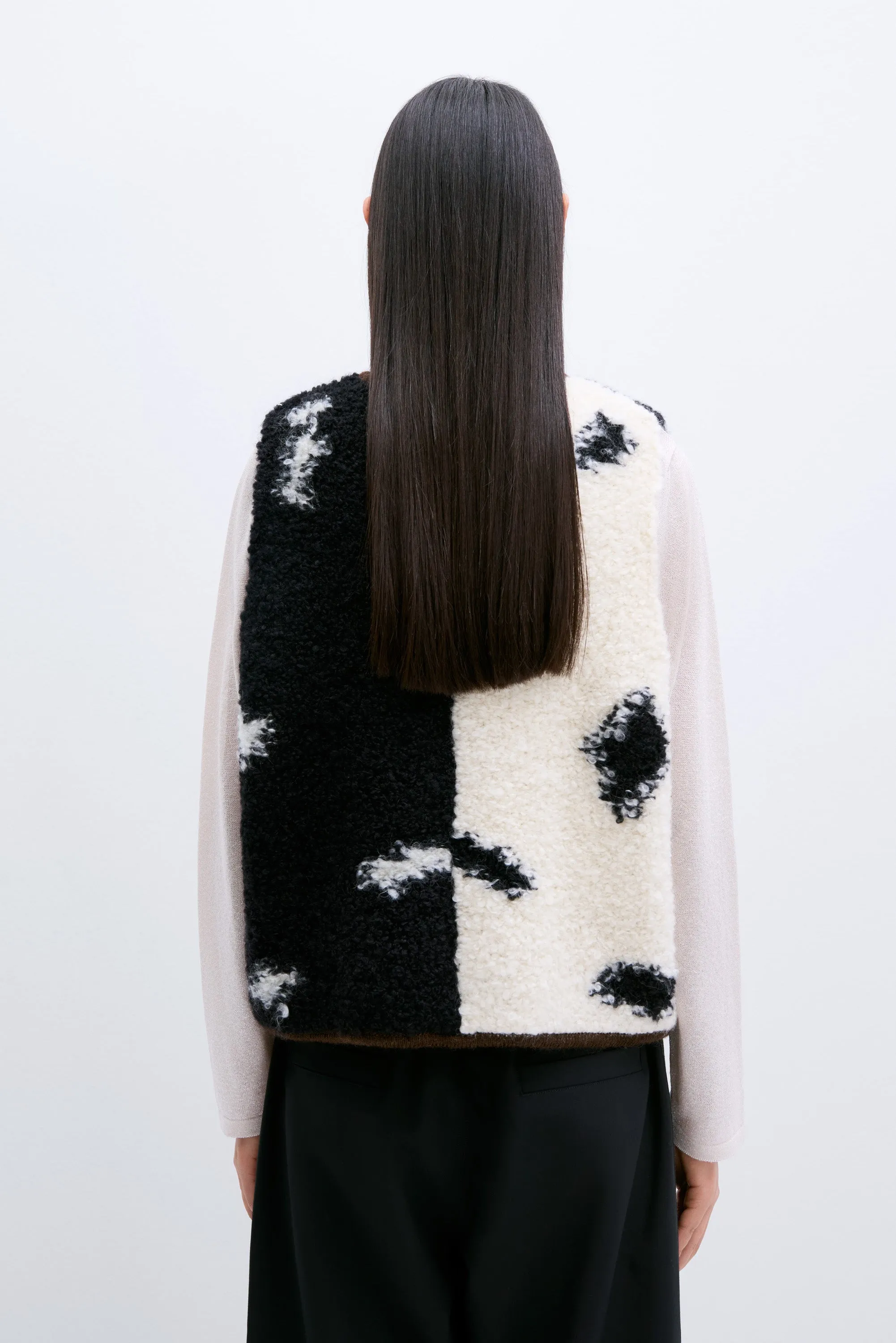 WOOL & MOHAIR BLOTCH WAISTCOAT sold by Cordera product image thumbnail 2