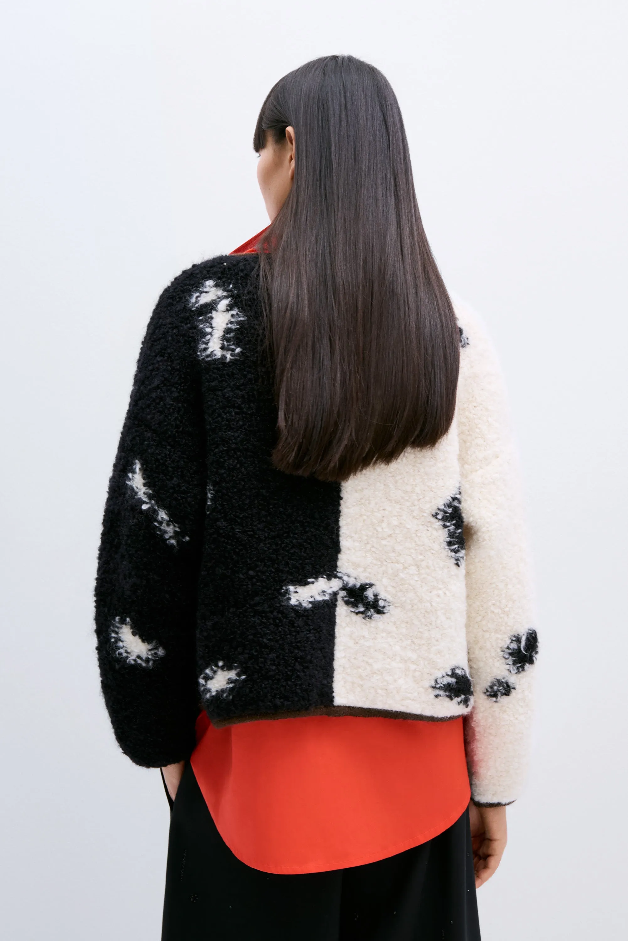 WOOL & MOHAIR BLOTCH CARDIGAN sold by Cordera product image thumbnail 2