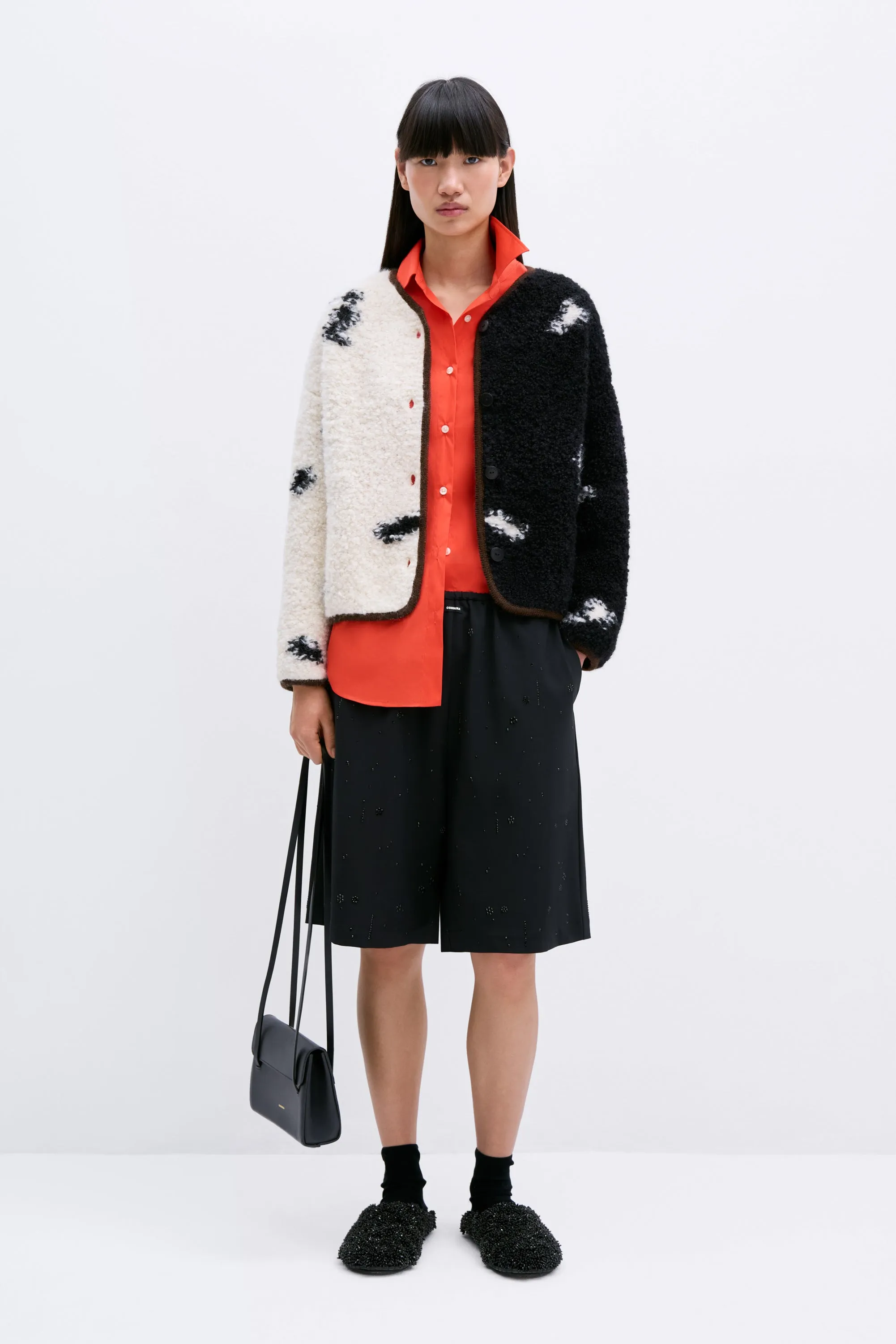 WOOL & MOHAIR BLOTCH CARDIGAN sold by Cordera product image thumbnail 3