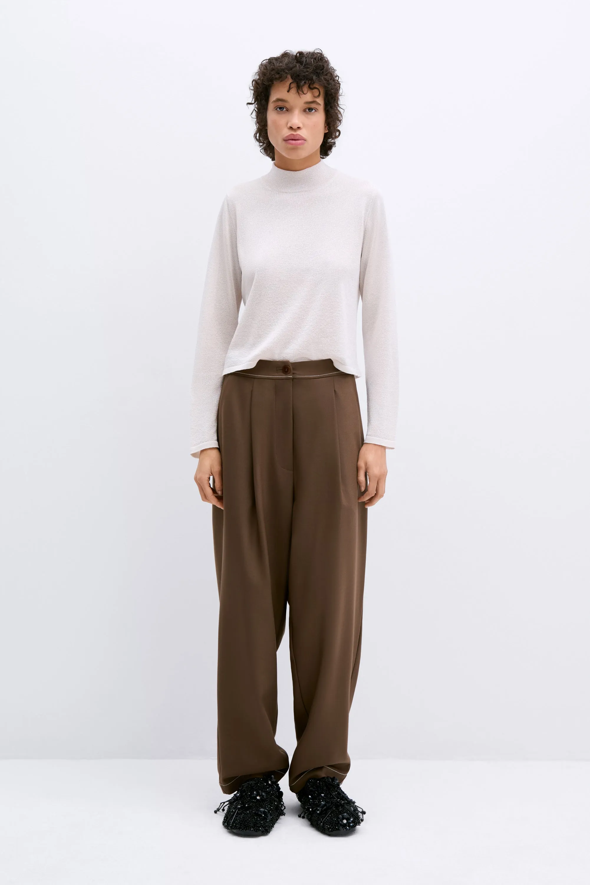 TAILORING STITCH PANTS OTTER sold by Cordera product image thumbnail 2