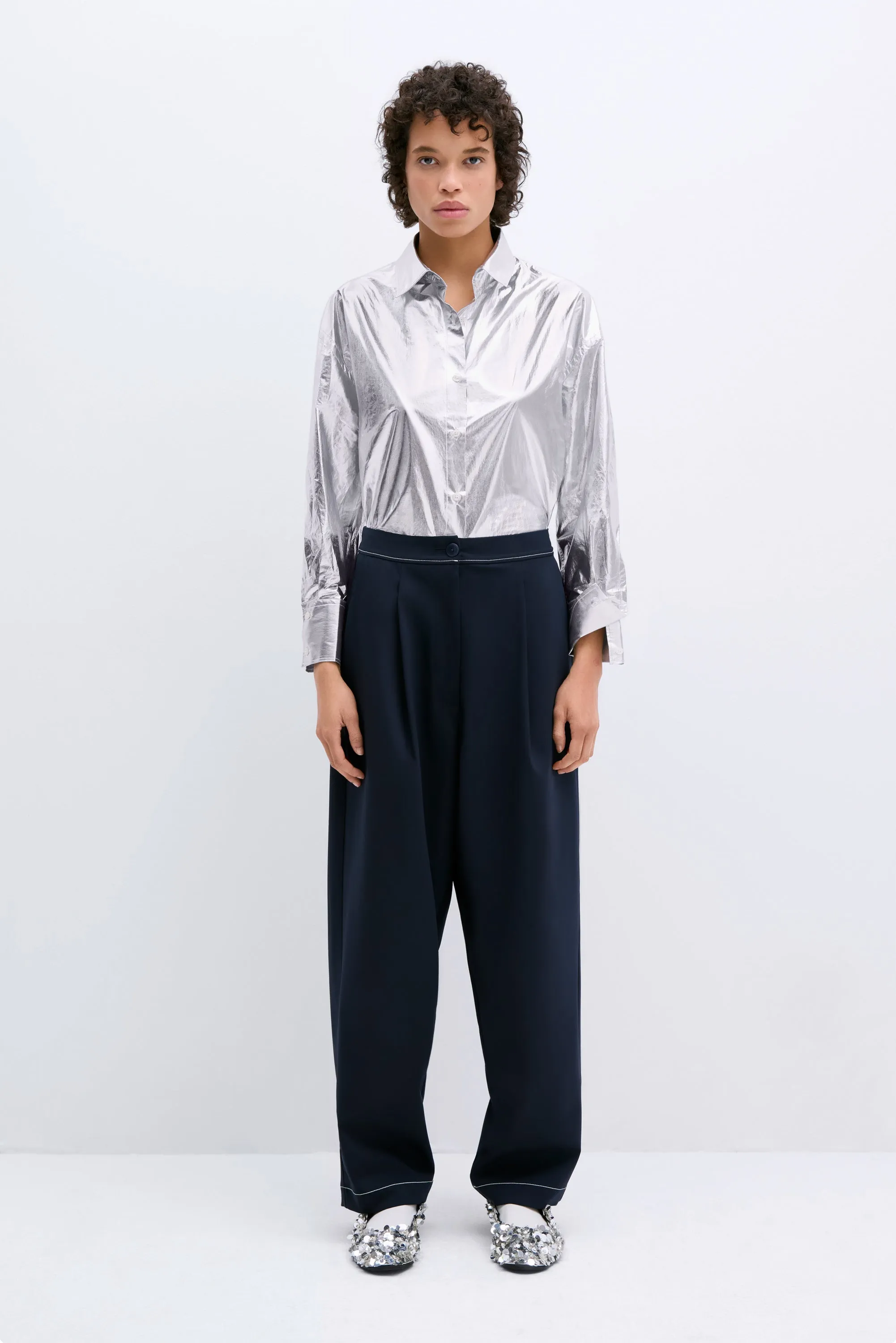 TAILORING STITCH PANTS NAVY sold by Cordera product image thumbnail 2