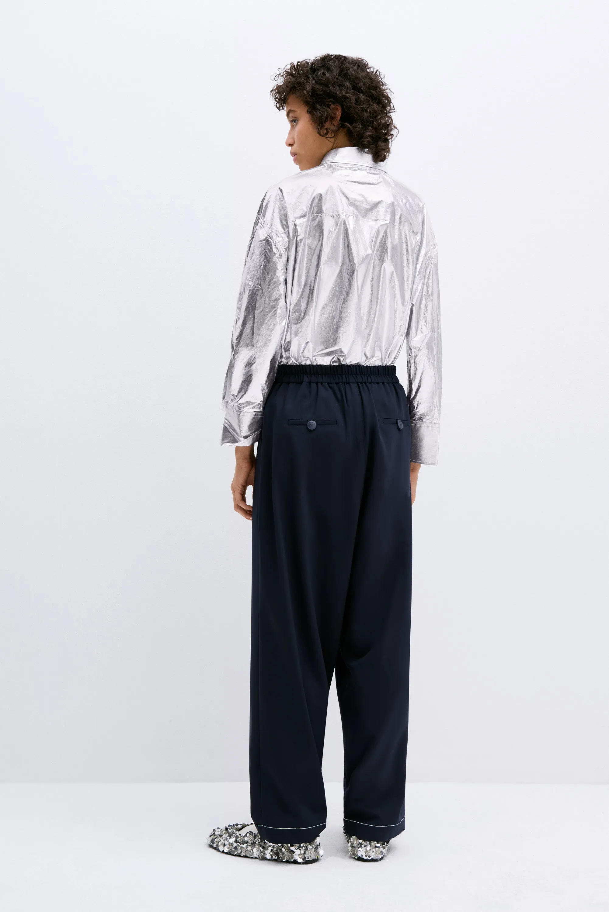 TAILORING STITCH PANTS NAVY sold by Cordera product image thumbnail 3